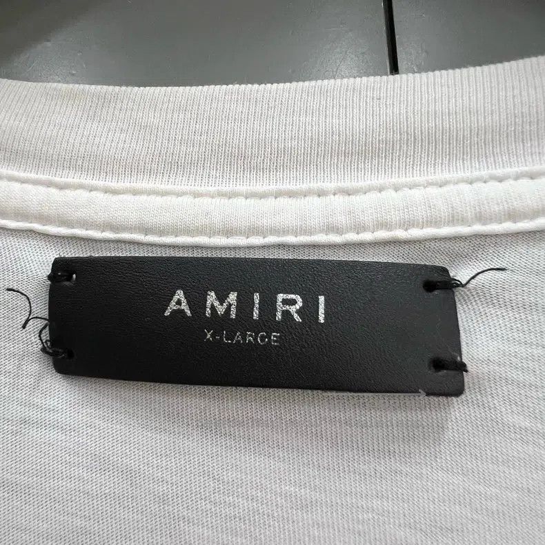 Amiri Amiri Size XL White printed logo short sleeves Size US XL / EU 56 / 4 - 3 Thumbnail