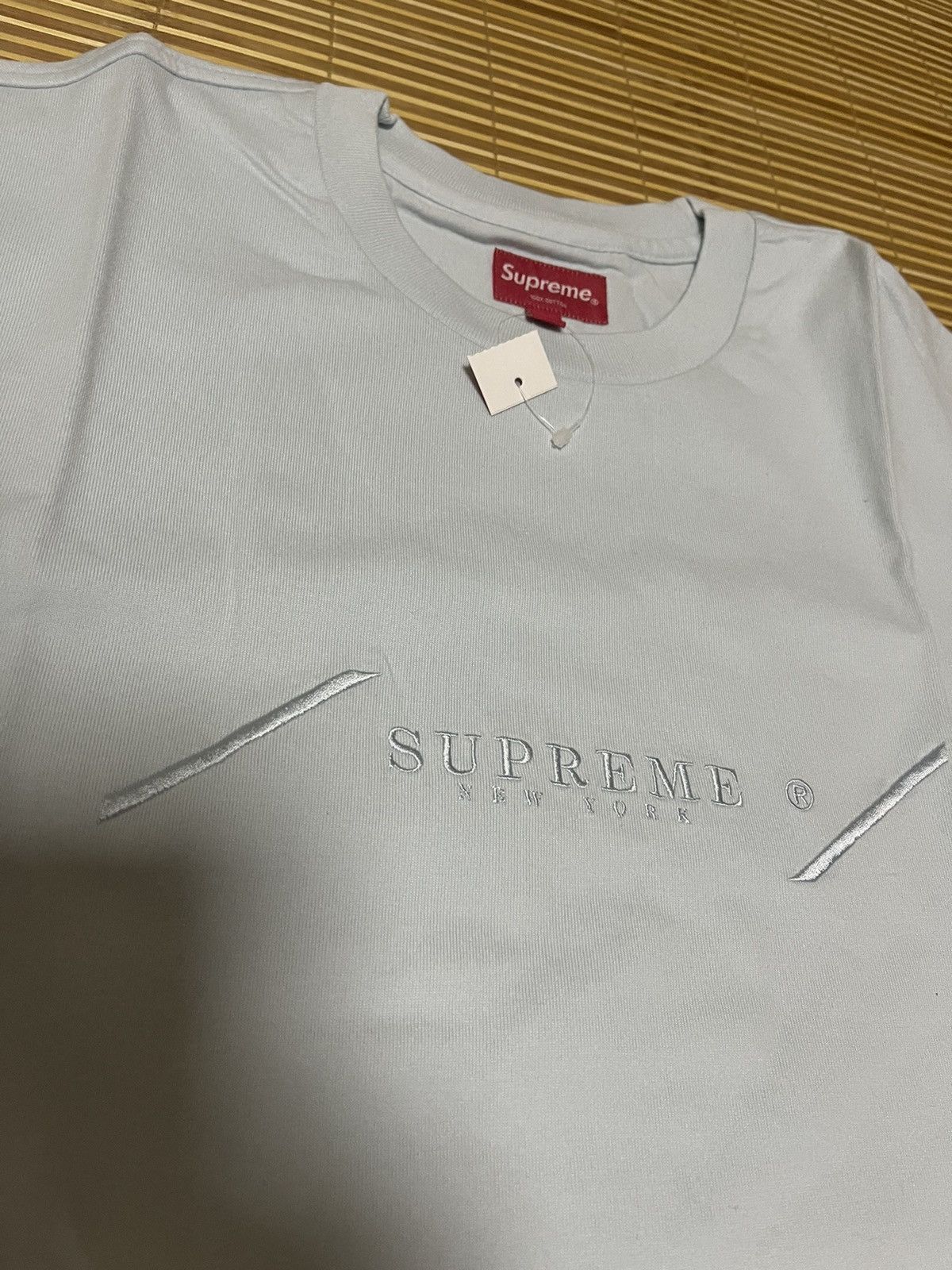 Supreme Supreme new York embroidery tee Size US M / EU 48-50 / 2 - 3 Thumbnail
