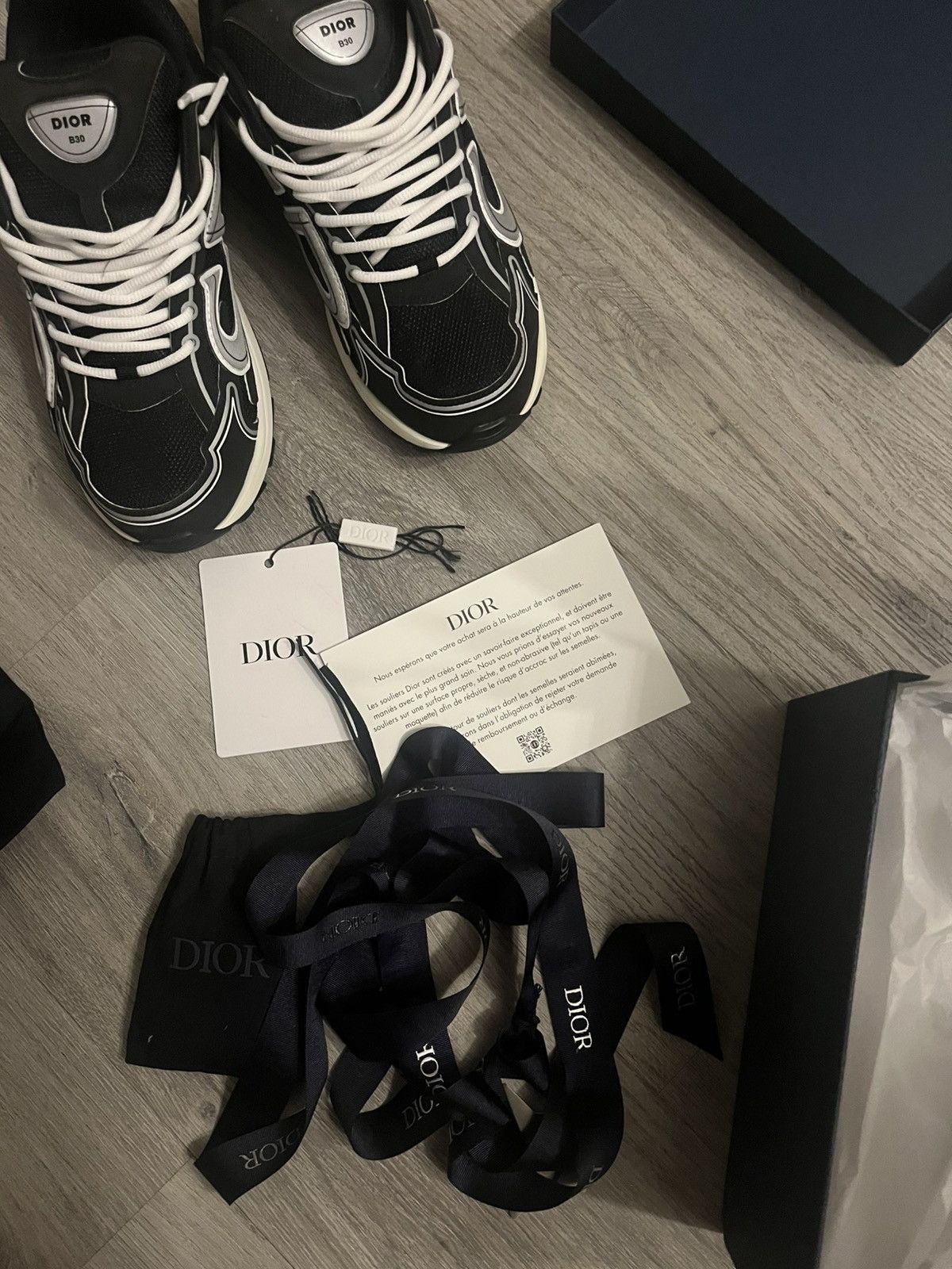 Dior Dior b30 black-white Size US 10 / EU 43 - 9 Thumbnail