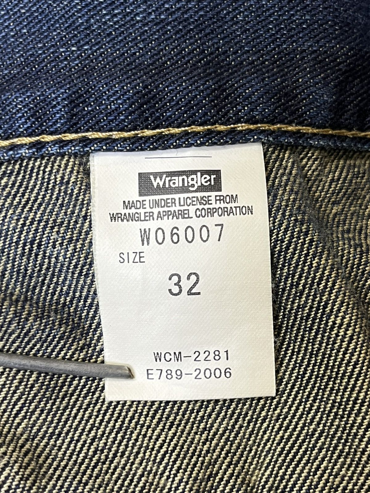 Wrangler Vintage 90s Japanese WRANGLER double waist distressed jeans Size US 34 / EU 50 - 24 Thumbnail