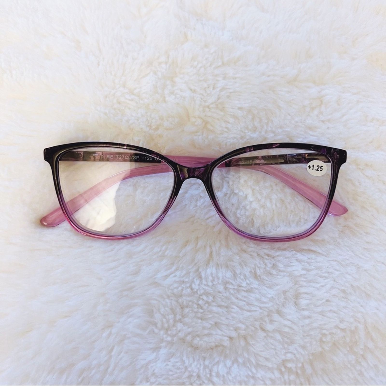 Other Emma Light Purple & Black Two Tone Reader Glasses Size ONE SIZE - 2 Thumbnail