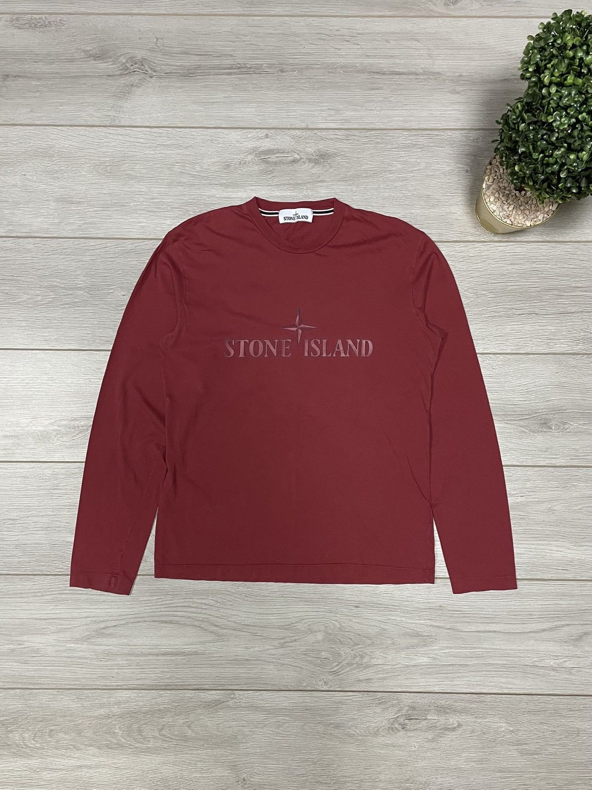 Stone Island big logo compass vintage long sleeve