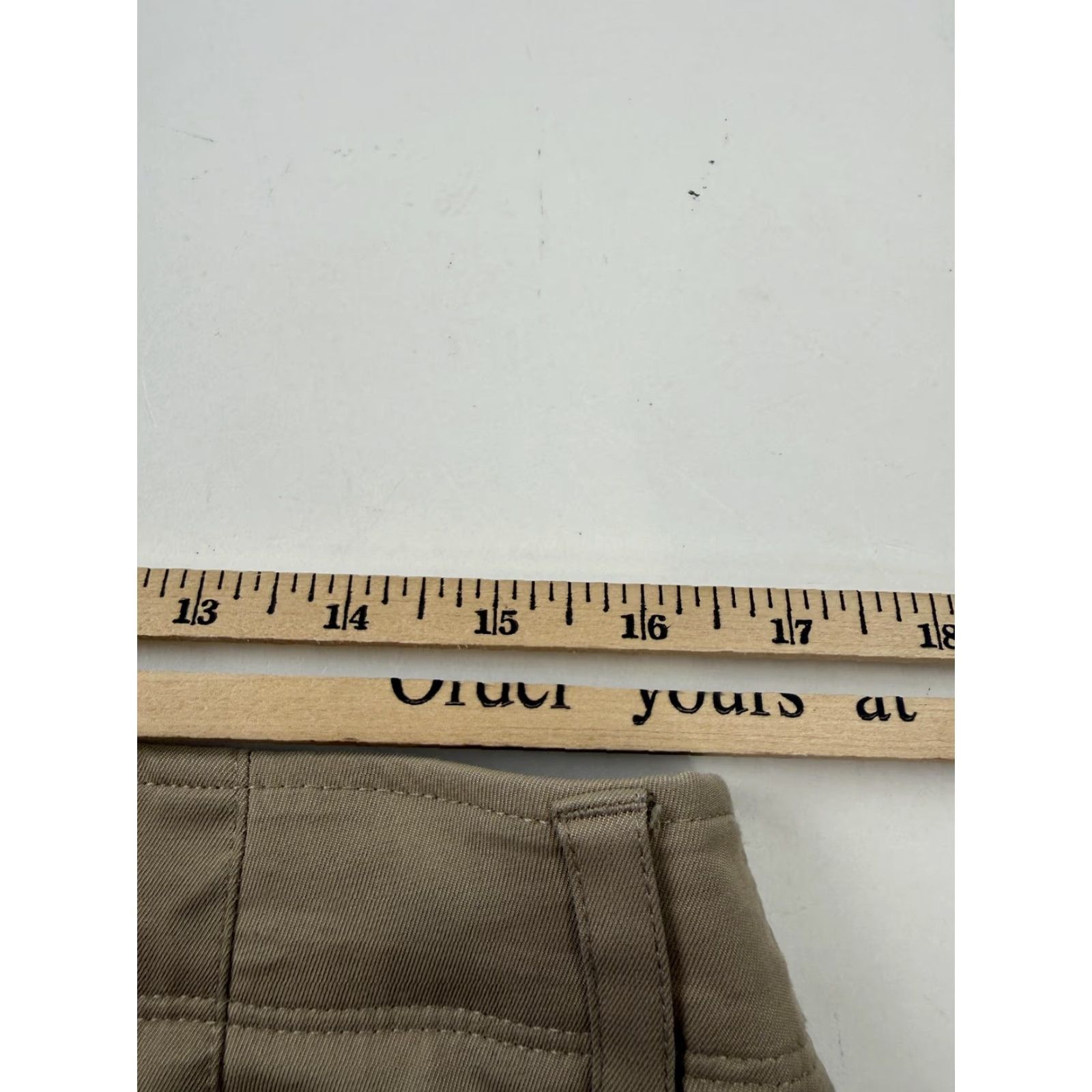 PGA Tour PGA TOUR Pants Mens 34x30 Beige Chino Straight Golf Stretch Casual Flat Front Mens Size US 34 / EU 50 - 6 Thumbnail