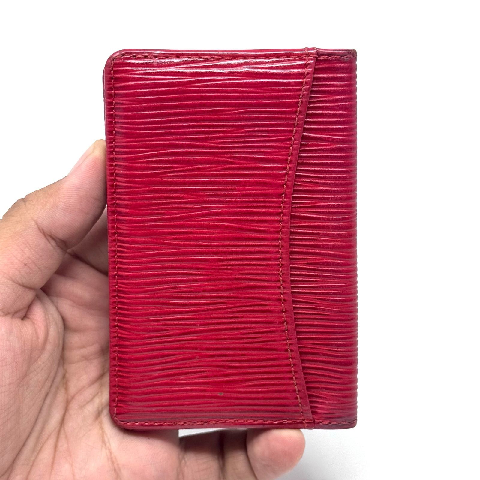 Louis Vuitton Louis Vuitton Red Bifold Wallet Size ONE SIZE - 4 Thumbnail