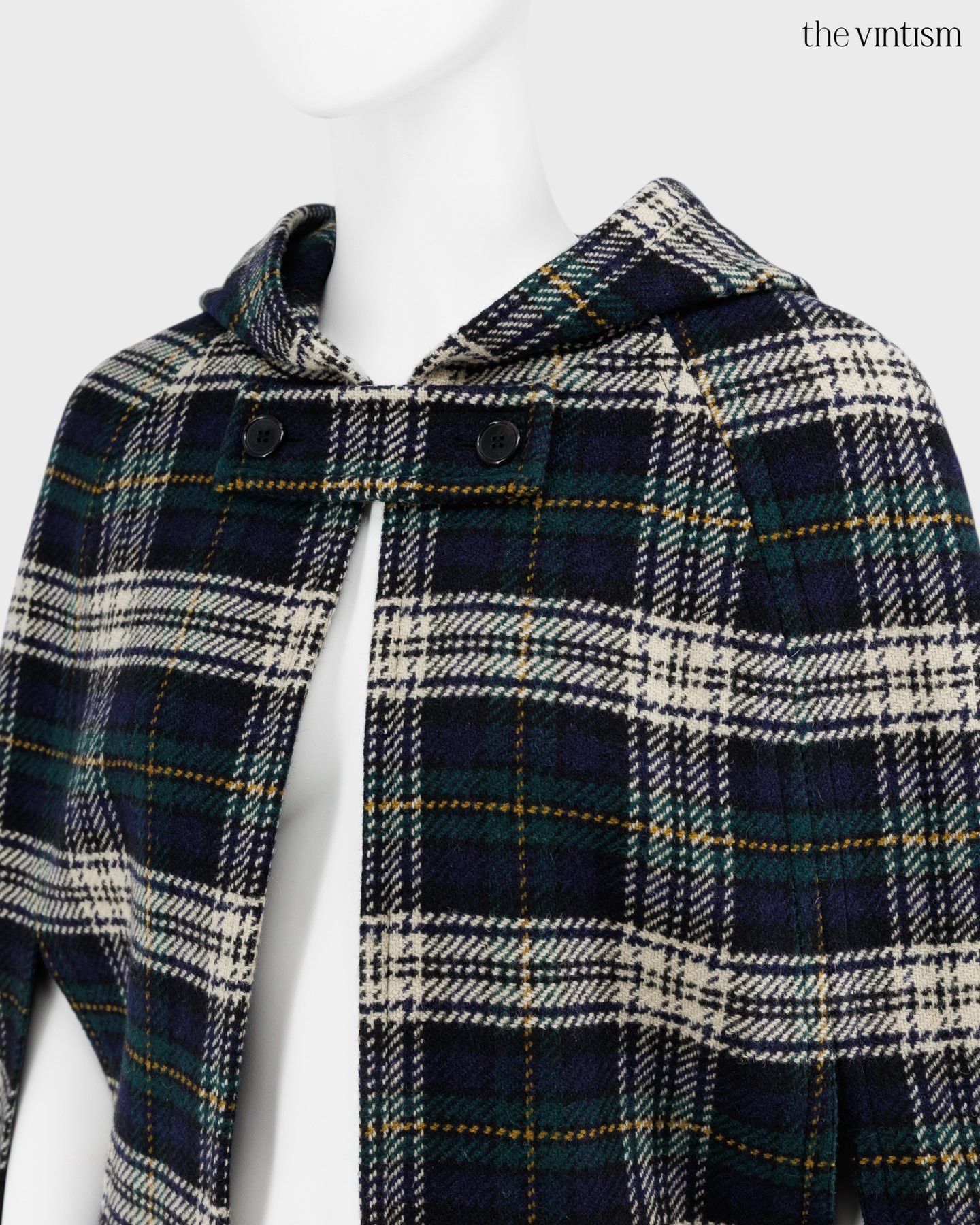 Saint Laurent Paris Saint Laurent by Hedi Slimane F/W 2014 Runway Pure Wool Cape Size S / US 4 / IT 40 - 9 Thumbnail