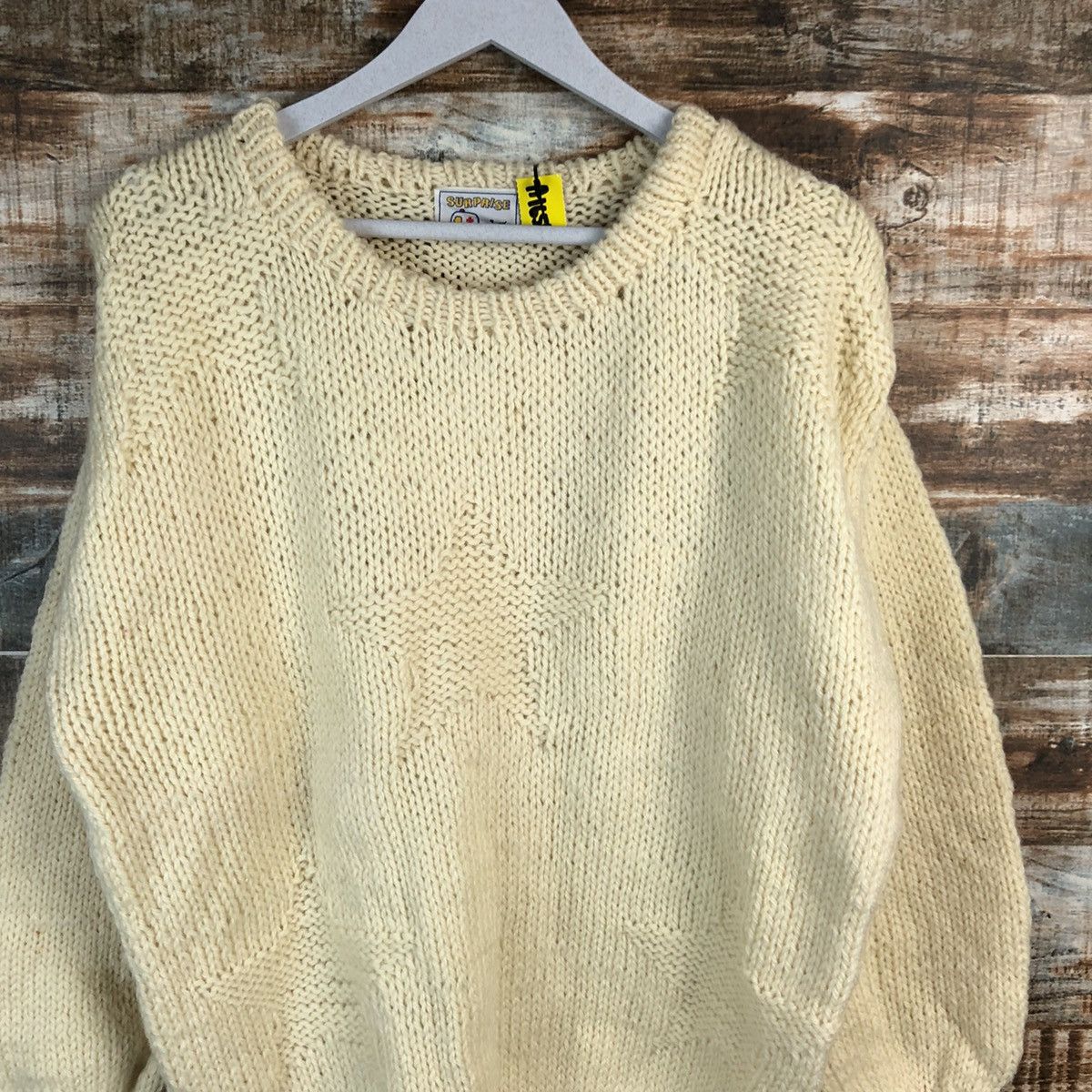 Homespun Knitwear × Japanese Brand Suprite vintage White Knitwear #A1636 Size US M / EU 48-50 / 2 - 5 Thumbnail