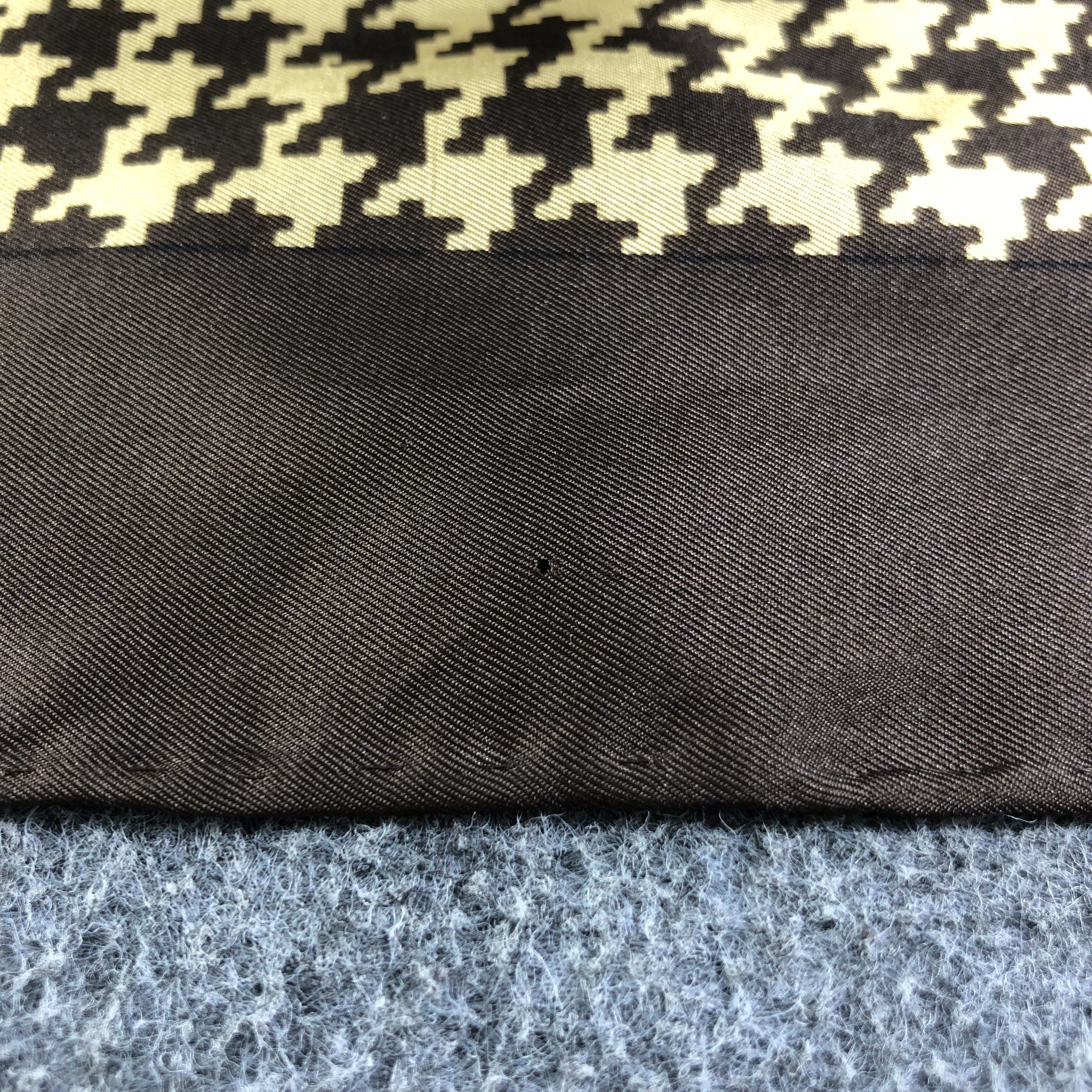 Japanese Brand Vintage Luxury Houndstooth Hand Rolled Silk Scarf M639 Size ONE SIZE - 4 Thumbnail