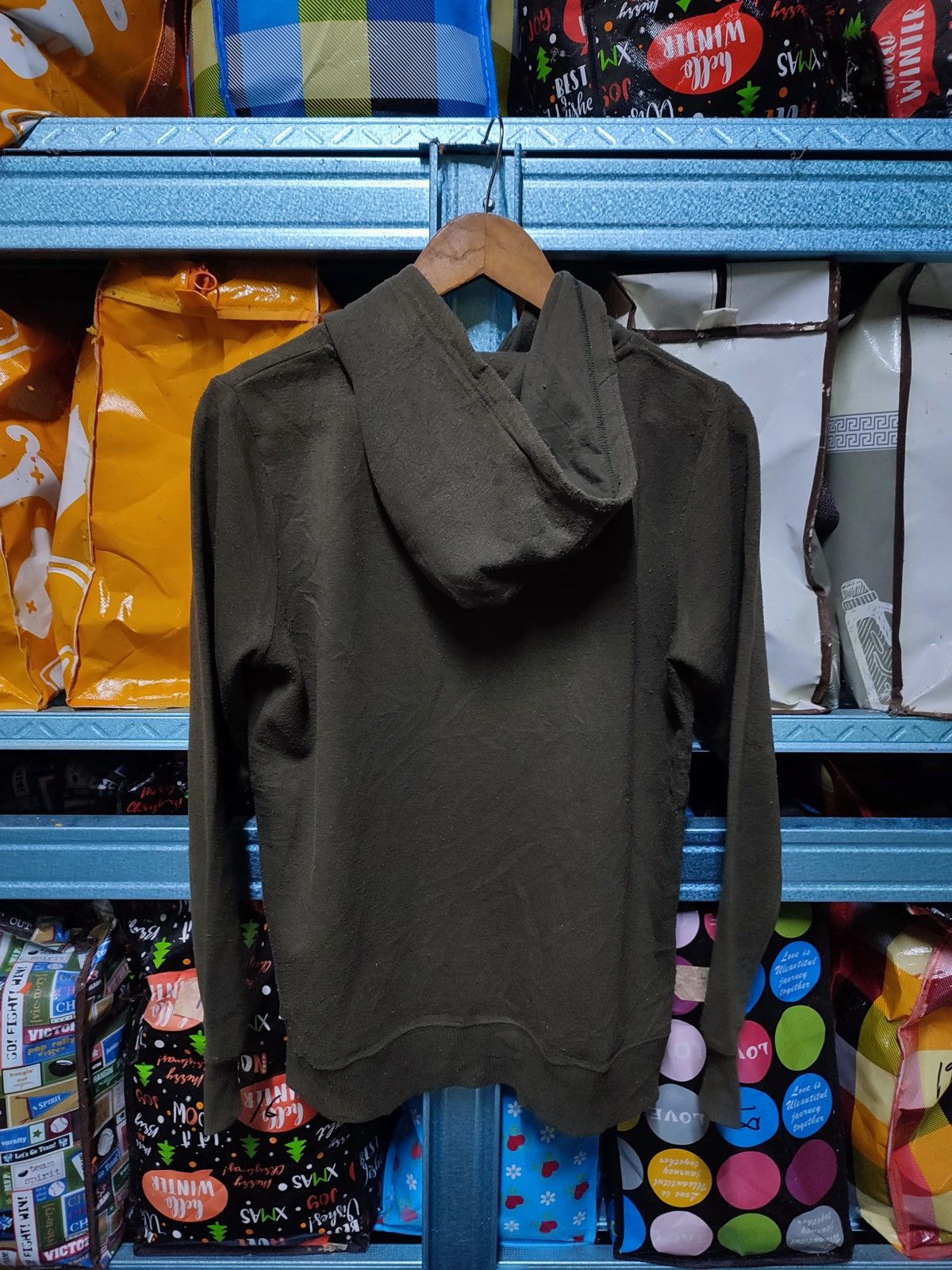 Playboy Playboy Bunny “Los Angeles” Lightweight Hoodie – Olive Green Size US S / EU 44-46 / 1 - 7 Thumbnail