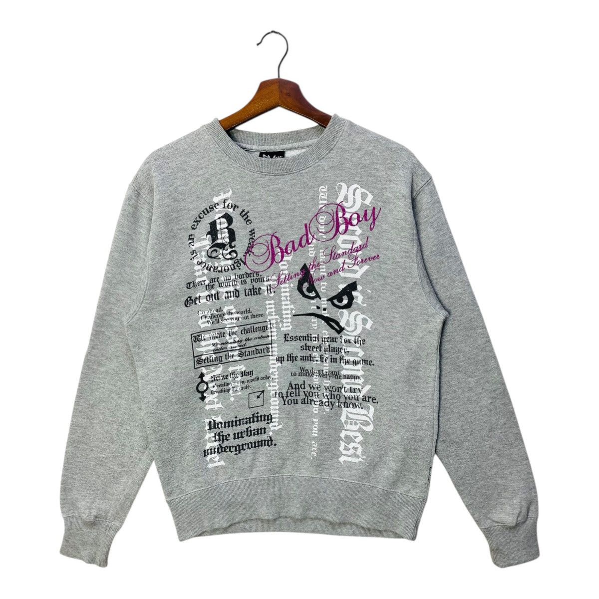 Vintage Bad Boy Sweatshirt Pullover Jumper Crewneck Size Medium Size US M / EU 48-50 / 2 - 1 Thumbnail