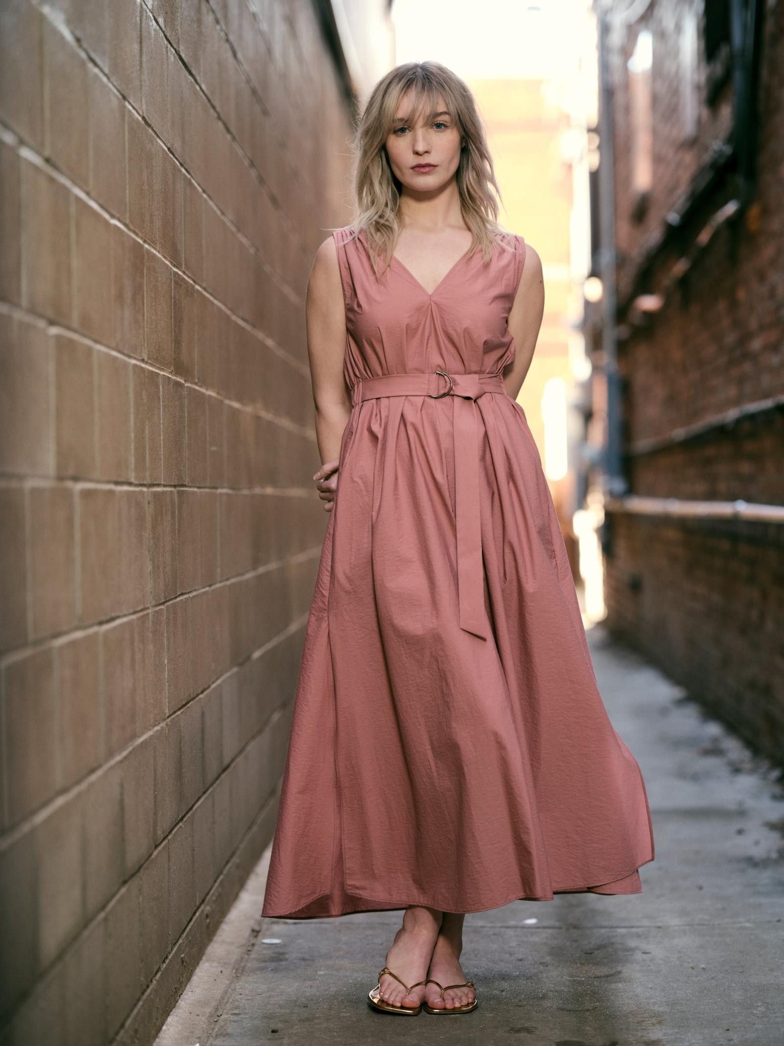 Brunello Cucinelli o1w1db10825 Dress in Bright Pink Size S / US 4 / IT 40 - 1 Thumbnail