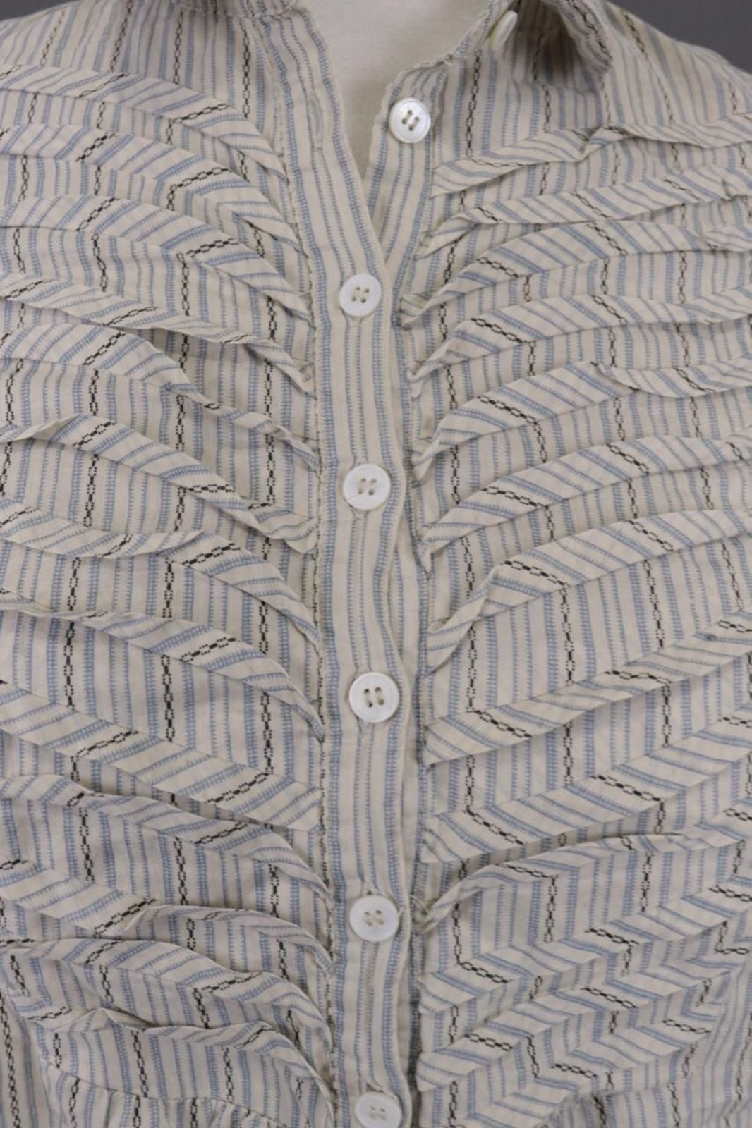 Zadig & Voltaire Zadig & Voltaire Toula Multicolor Striped Shirt Size XS Size XS / US 0-2 / IT 36-38 - 4 Thumbnail