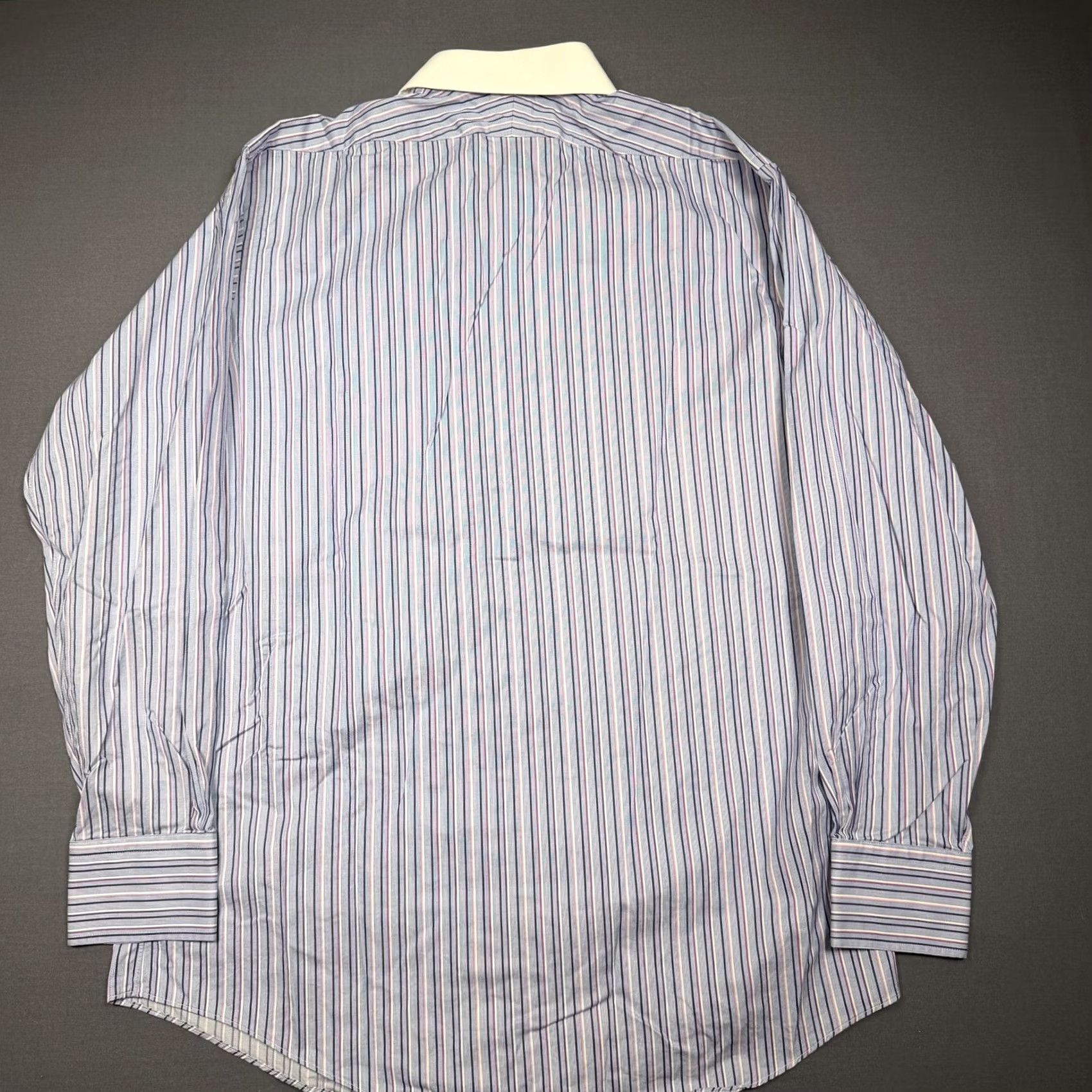 Brooks Brothers Brooks Brothers Shirt Mens Large 16 33 Blue Stripe Long Sleeve Slim Fit USA Size US L / EU 52-54 / 3 - 4 Thumbnail