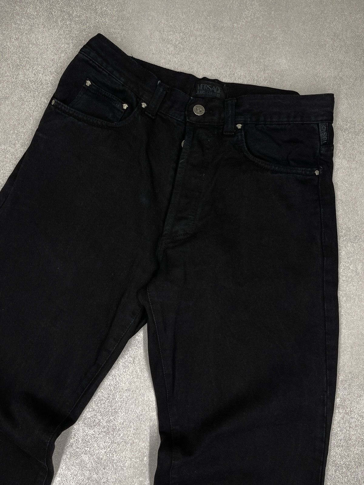 Versace Jeans Couture Vintage Versace Jeans Couture Denim Black Made in Italy m Size US 32 / EU 48 - 7 Thumbnail