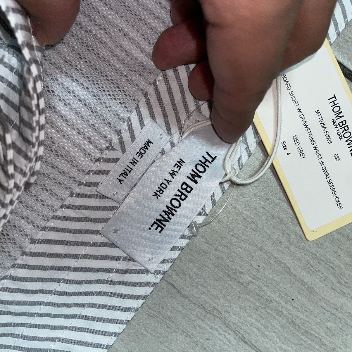 Thom Browne Thom Browne Seersucker Shorts Made in Italy Size US 38 / EU 54 - 4 Thumbnail