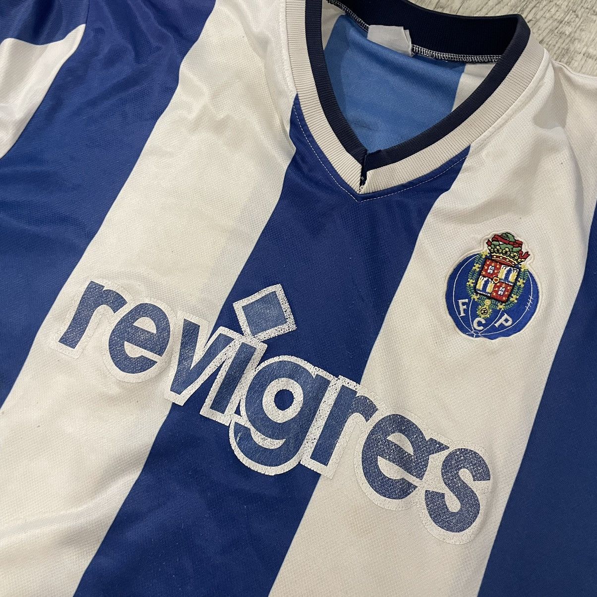 Vintage Vintage Jersey FC Porto Revigres FCP maglia calcio 90s Size US XL / EU 56 / 4 - 2 Thumbnail