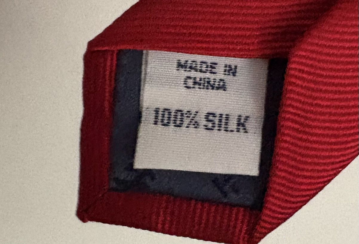 Izod NWOT 100% Silk Izod Red Tie Size ONE SIZE - 3 Thumbnail
