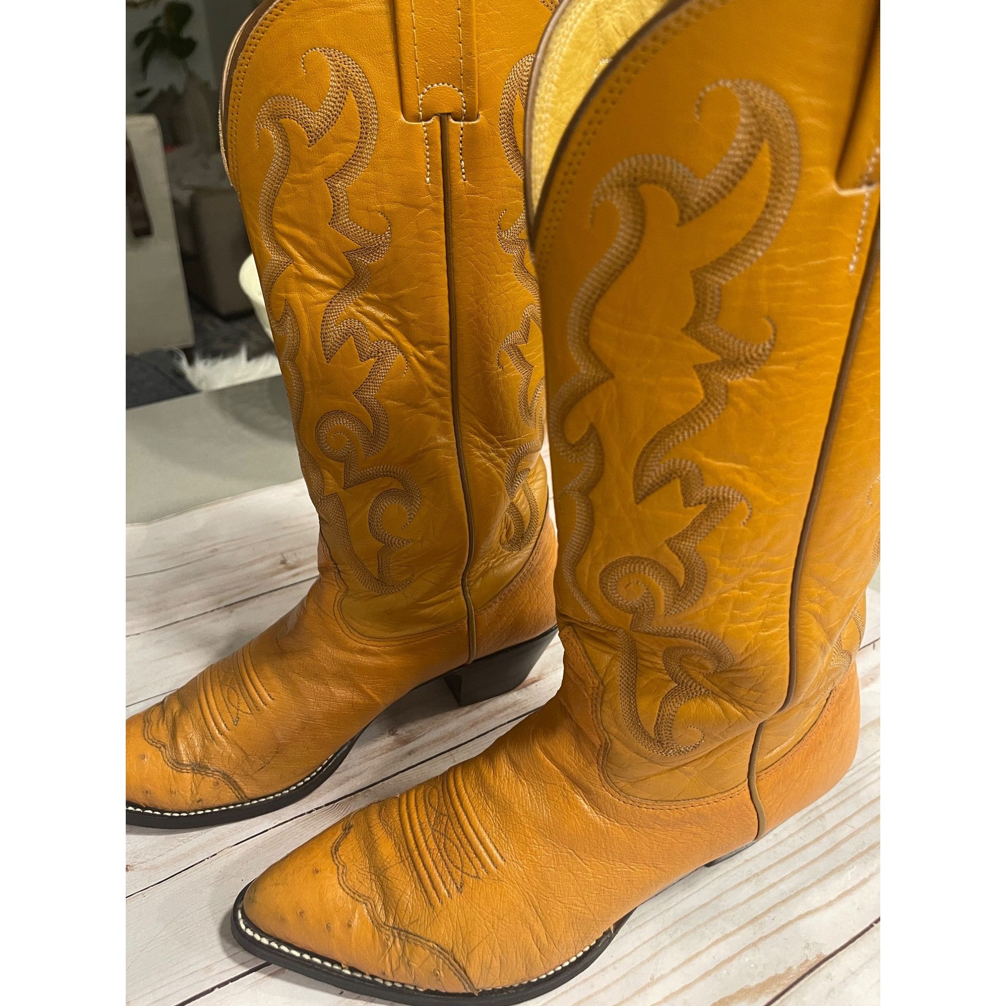 Nocona Nocona Buttercup made in USA Vintage, Western Cowboy Dance H Size US 7.5 / IT 37.5 - 6 Thumbnail