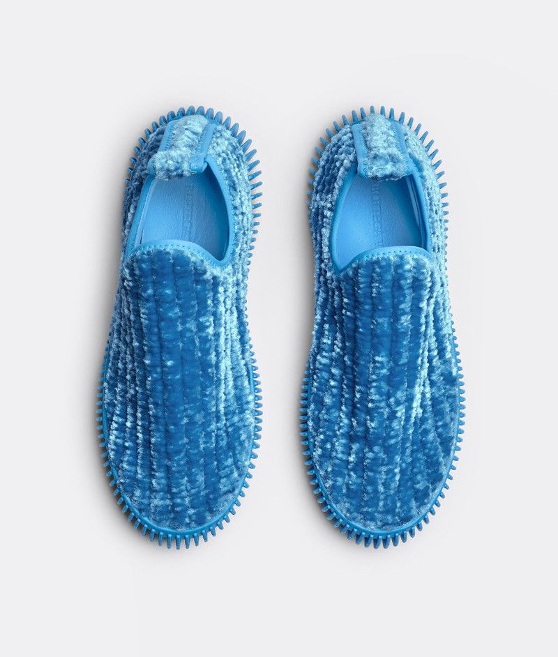 Bottega Veneta o1y0526 Low-Top Sneakers in Azure Size US 5 / EU 37 - 4 Thumbnail