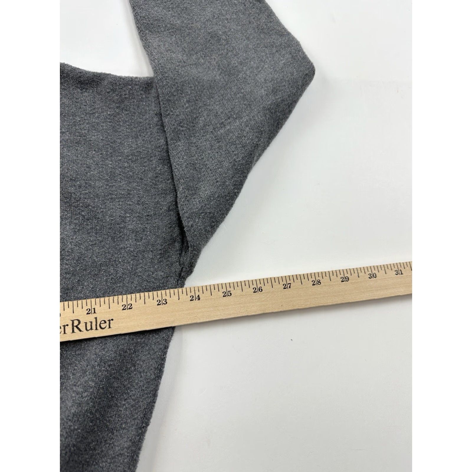 Vintage Tildon Sweater Womens Medium Gray Pullover V-Neck Ladies Shirt Size M / US 6-8 / IT 42-44 - 8 Thumbnail
