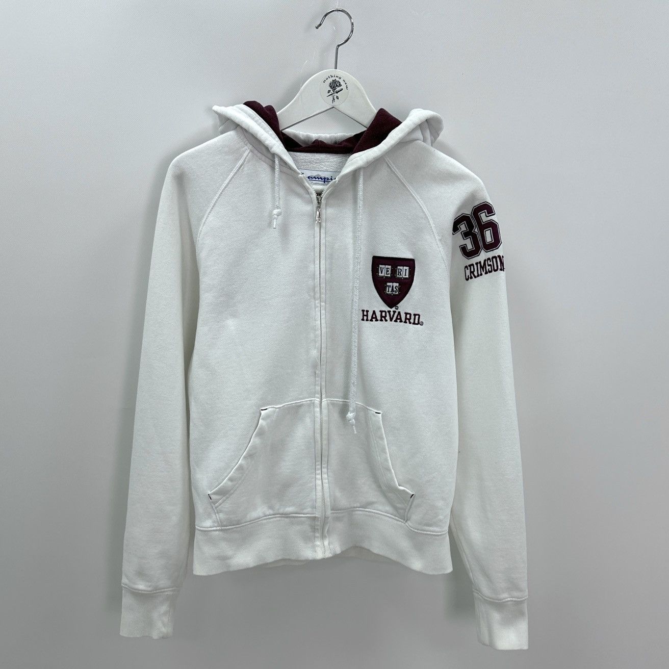 Champion Vintage 00s Harvard x Champion Zip Up hoodie college y2k og Size US S / EU 44-46 / 1 - 2 Thumbnail