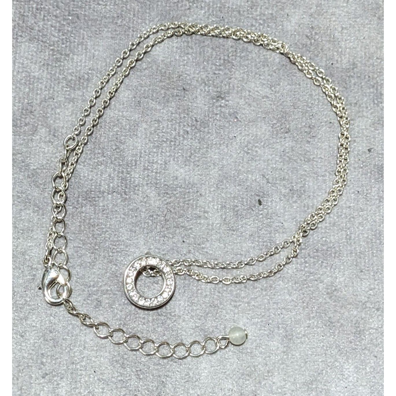 Other Minimalist Glam Silver Rhinestone Pendant Necklace Size ONE SIZE - 12 Thumbnail