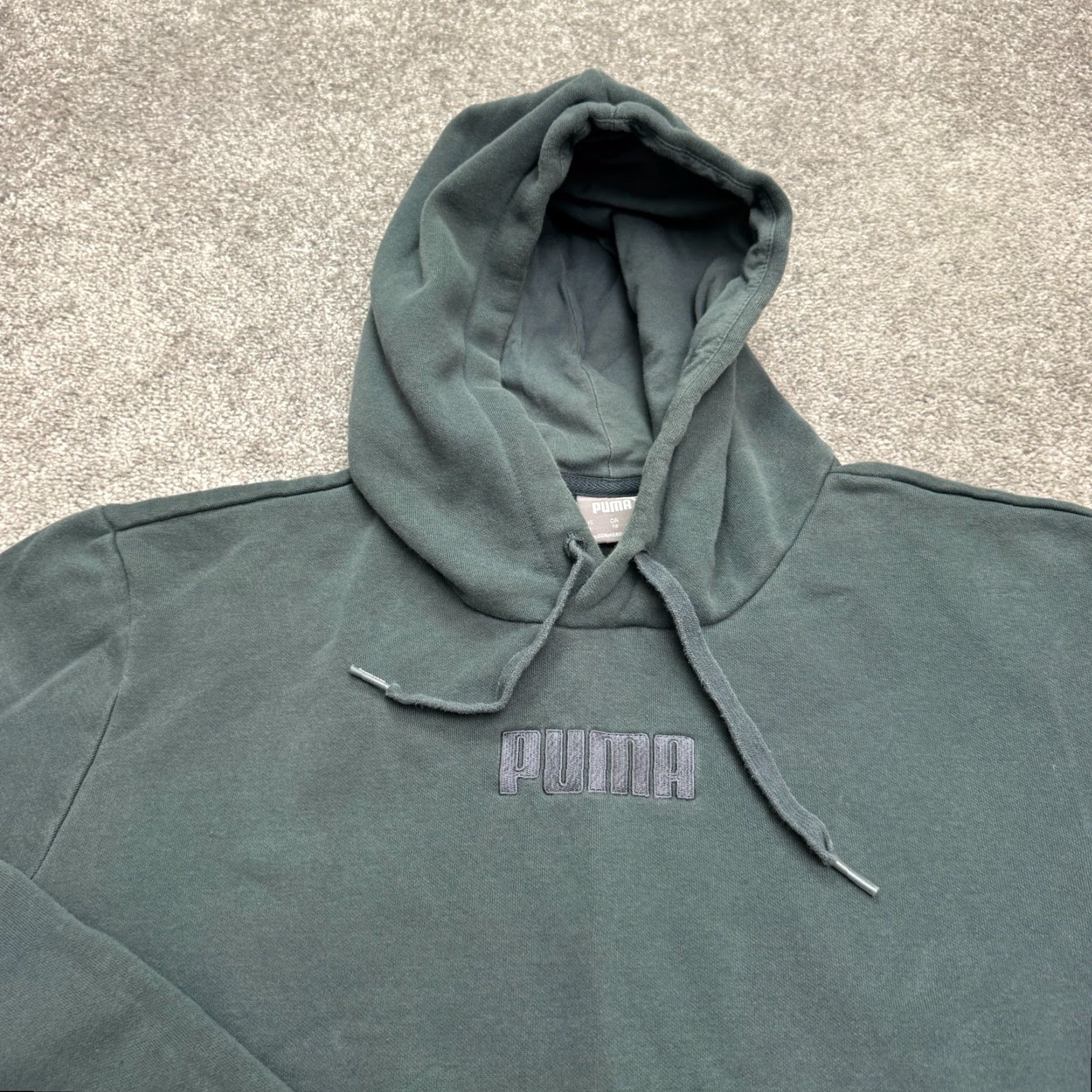 Puma Puma Way 1 Hoodie Pullover Sweatshirt Men XL Blue Embroidered Fleece Drawstring Hoodie Mens XL Blue Puma Way 1 Size US XL / EU 56 / 4 - 3 Thumbnail