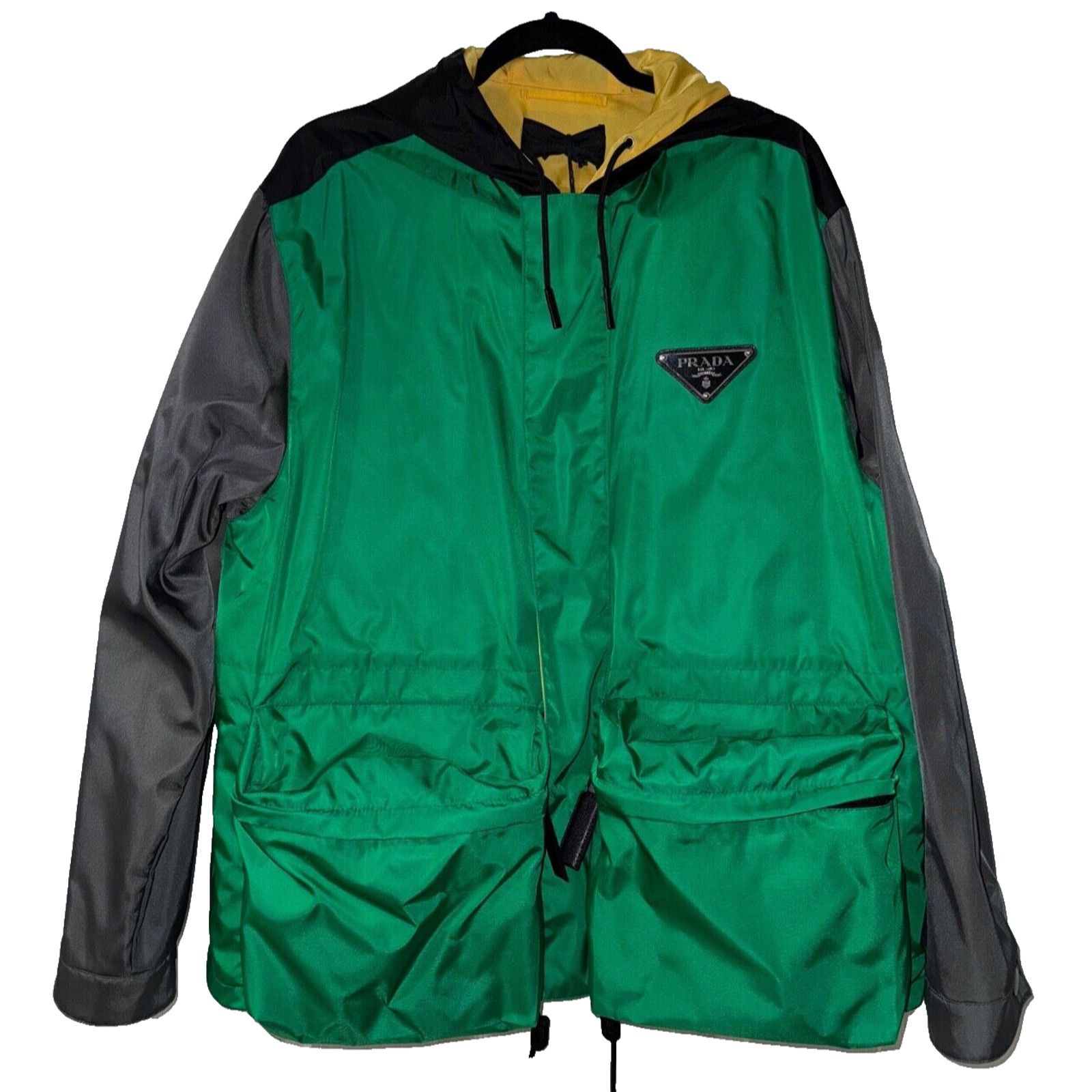 Prada Prada SS20 Aoyama Oversized Nylon Jacket Medium M Size US M / EU 48-50 / 2 - 1 Thumbnail