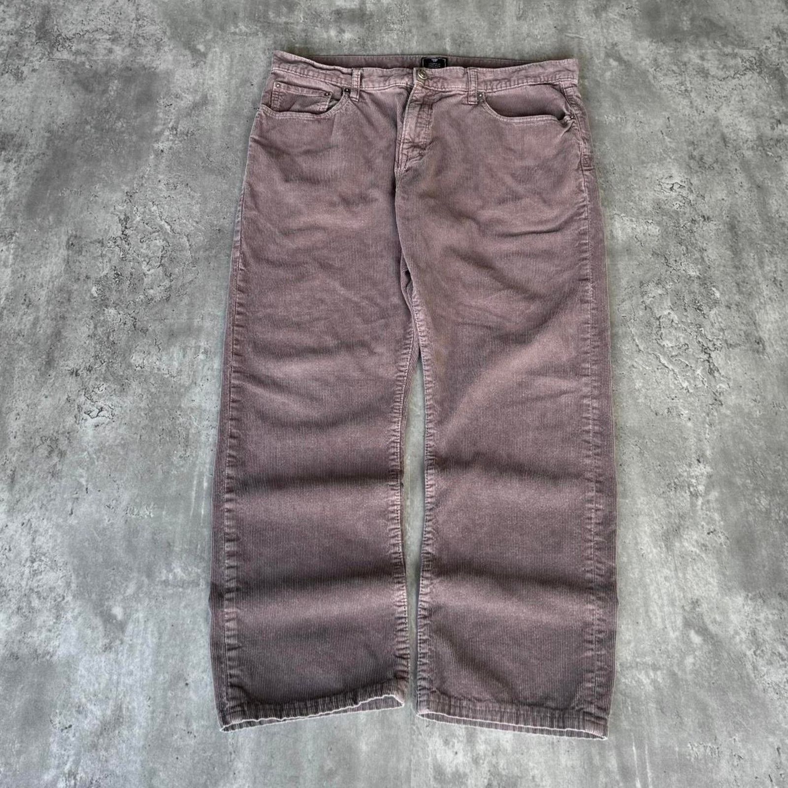 Gap × Vintage Vintage Y2K GAP Straight Fit Essential Corduroy Dress Pants Size US 37 - 1 Thumbnail
