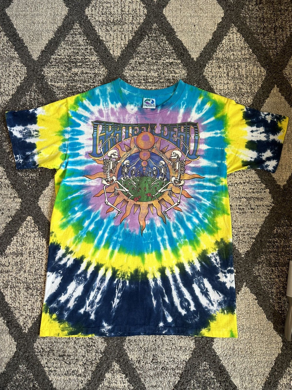 Grateful Dead × Liquid Blue 1991 Grateful Dead Liquid Blue Summer Tour tee Size US XL / EU 56 / 4 - 1 Thumbnail