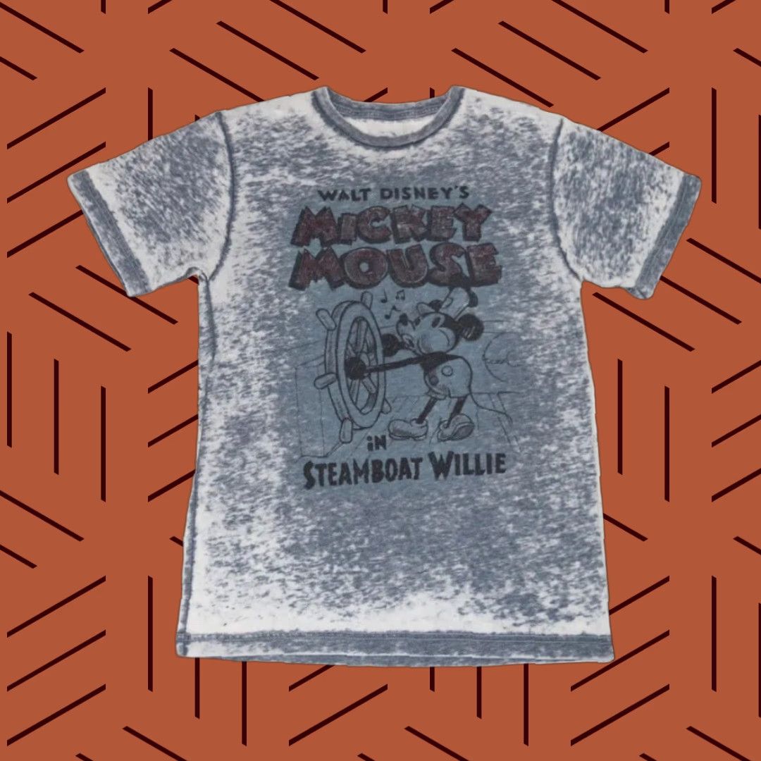 Disney VINTAGE DISNEY PARKS GREY MICKEY MOUSE STEAMBOAT WILIE TEE T-SHIRT SMALL MEN COTTON LOGO PRINT DISNEYLAND PARKS 90s? Size US S / EU 44-46 / 1 - 1 Thumbnail