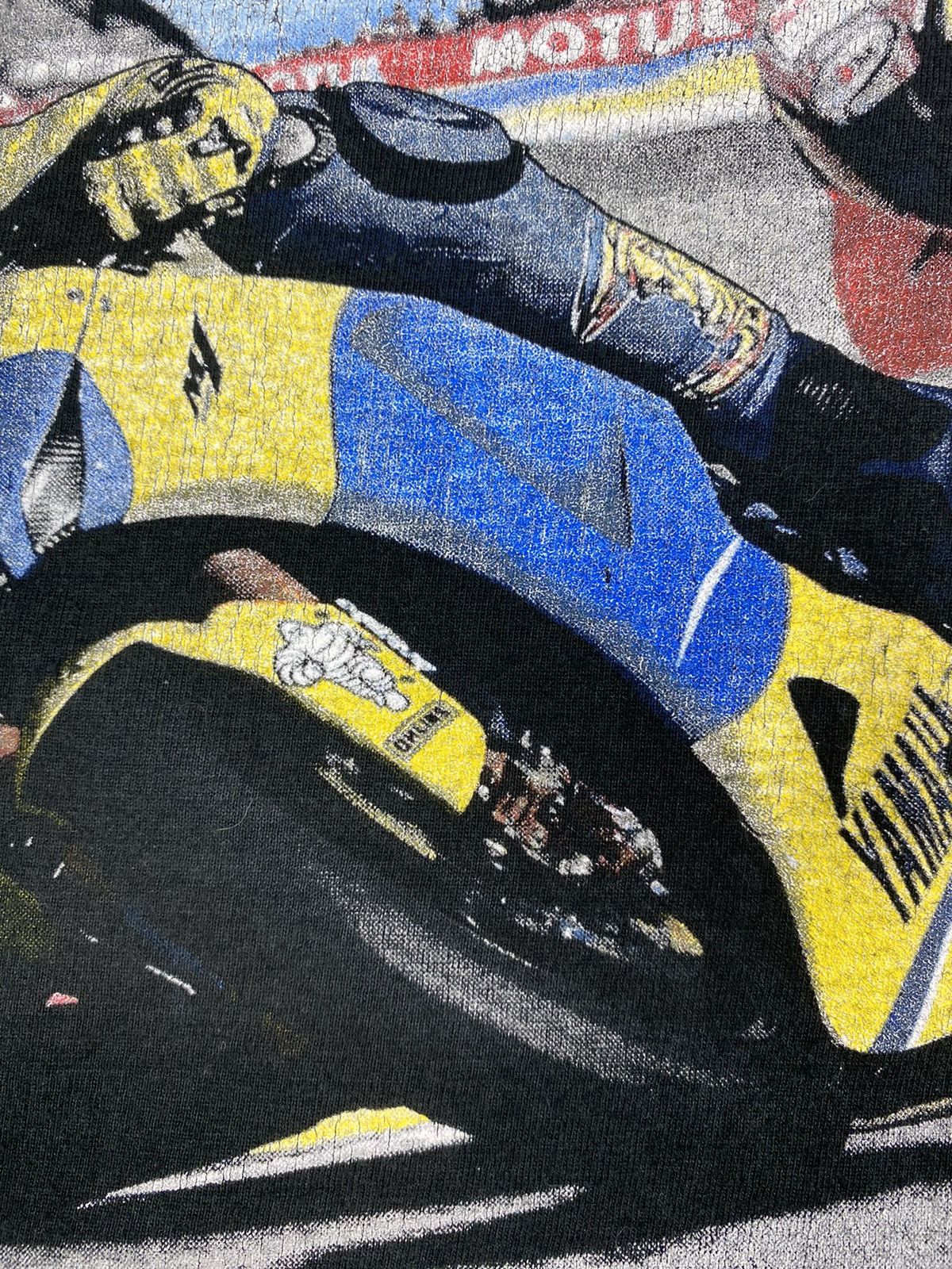 Vintage Vintage 00s Grand Prix De France Le Mans Racing Tee f1 y2k Size US L / EU 52-54 / 3 - 7 Thumbnail
