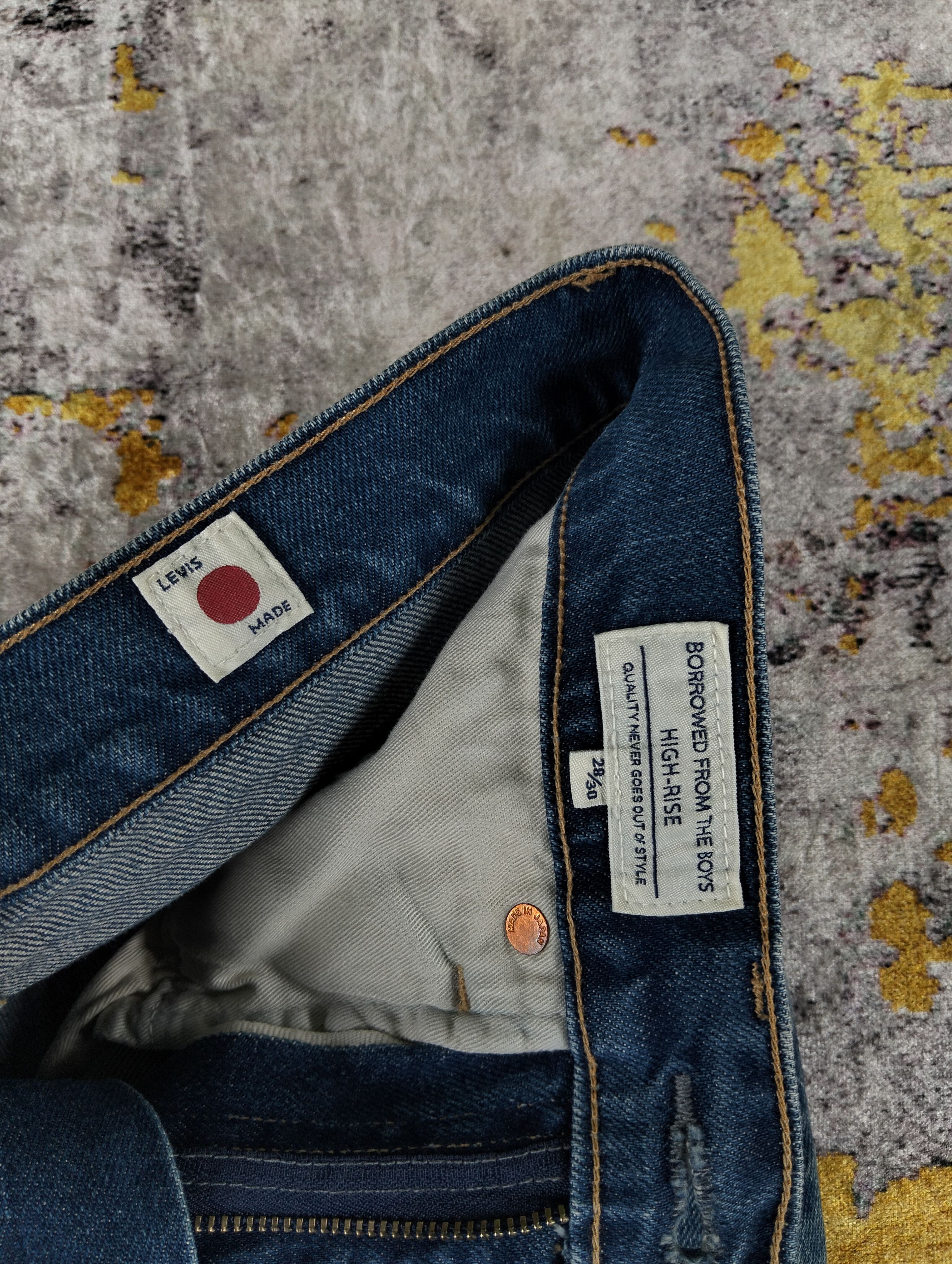 Levi's Levi's Japan Borrowed From The Boys High Rise Selvedge Denim Size US 28 / EU 44 - 12 Thumbnail