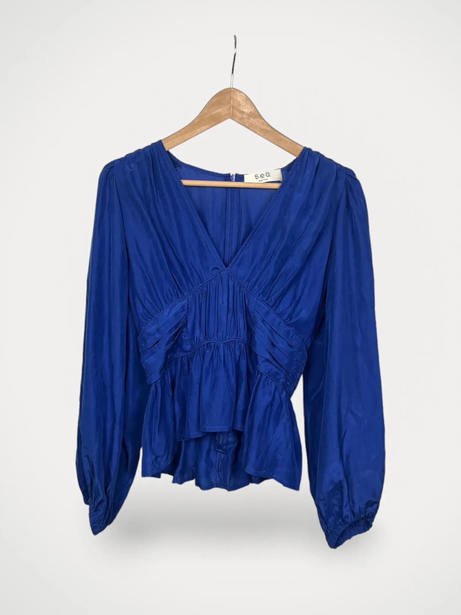 image of Sea New York Blouse in Blue, Women's (Size Small)