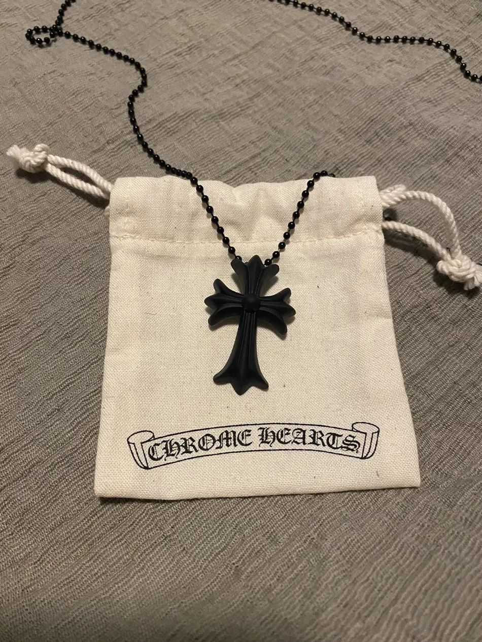 Chrome Hearts Chrome Hearts Silicone Cross Necklace | Grailed Chrome Hearts Chrome Hearts Silicone Cross Necklace | Grailed