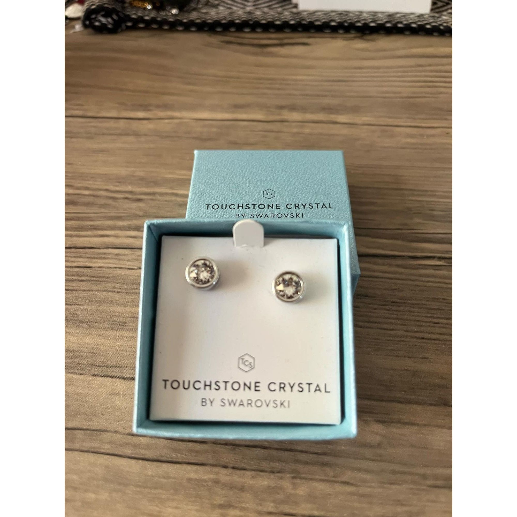 Other Touchstone Crystal by Swarovski Crystal Rhodium Plating Ice Size ONE SIZE - 1 Thumbnail
