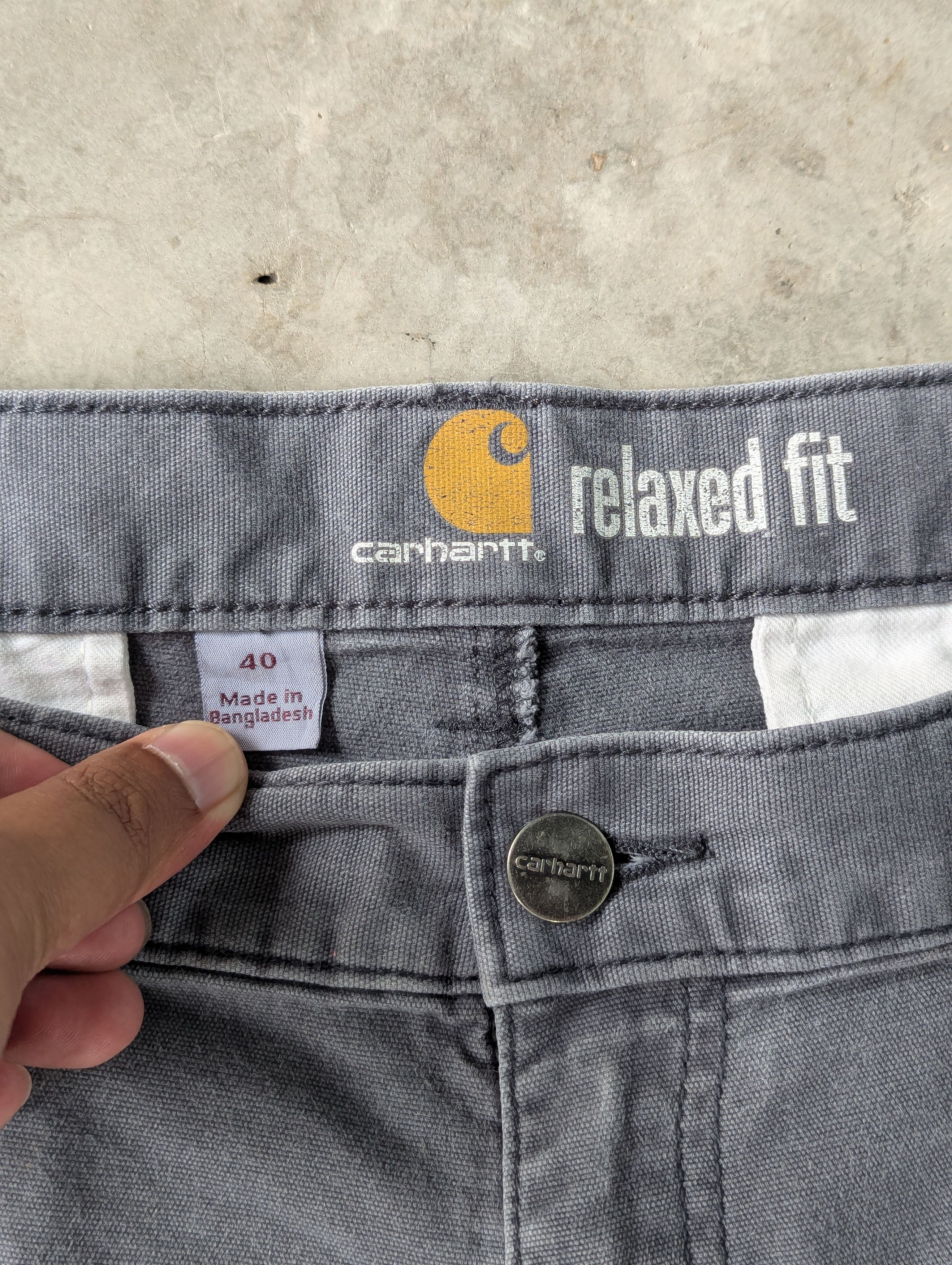 Carhartt Distressed Faded Painter Gray Carhartt Short Cargo Pants Size US 40 / EU 56 - 6 Thumbnail