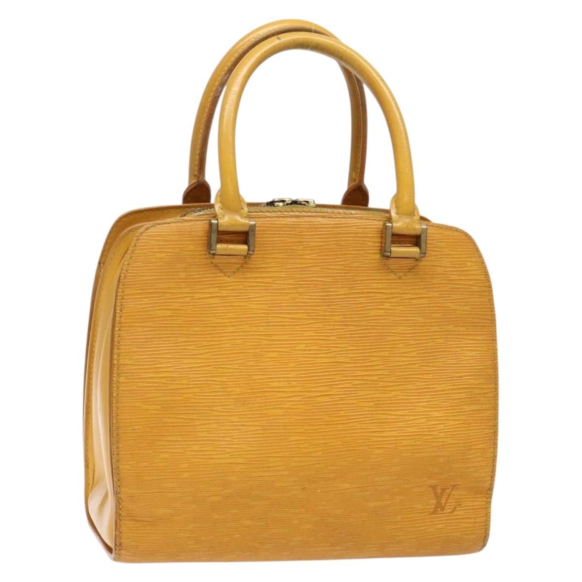 Louis Vuitton LOUIS VUITTON Epi Triana Hand Bag Yellow Size ONE SIZE - 1 Thumbnail