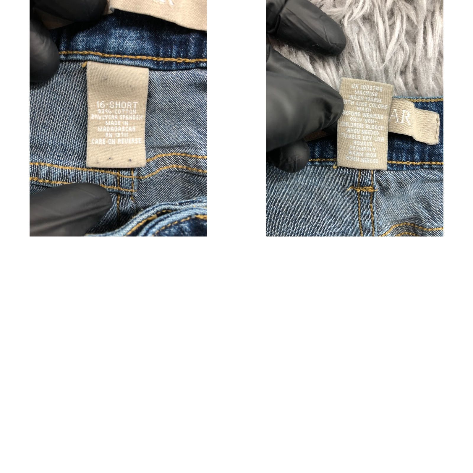 Vintage Field Gear Jeans Short Womens Size 16 High Rise Medium Wash Blue Tapered Size 38" / US 16 / IT 52 - 9 Thumbnail