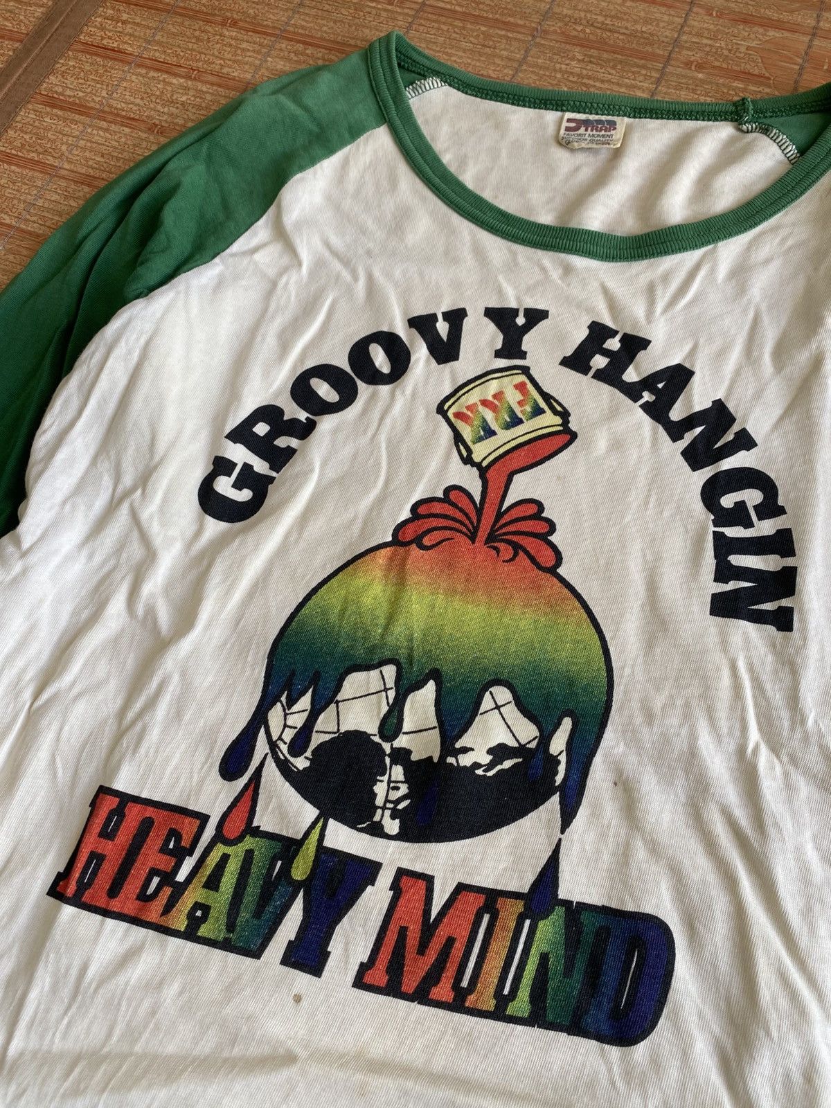 Japanese Brand Japanese raglan tshirt groovy hangin lgb kmrii fuga styled Size US M / EU 48-50 / 2 - 2 Thumbnail