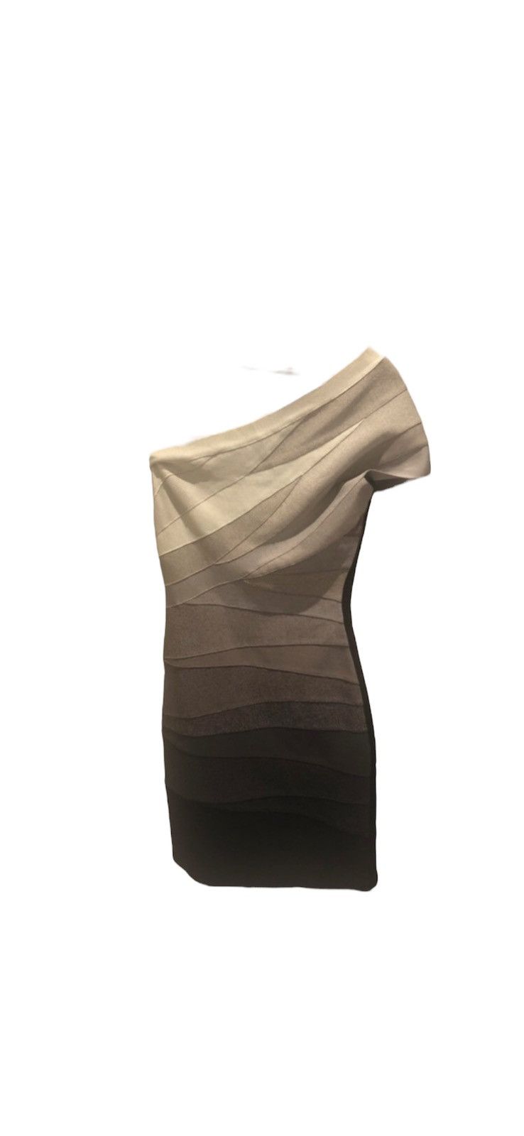 Herve Leger Herve Leger Grey Ombre Bandage Dress Size S / US 4 / IT 40 - 3 Thumbnail