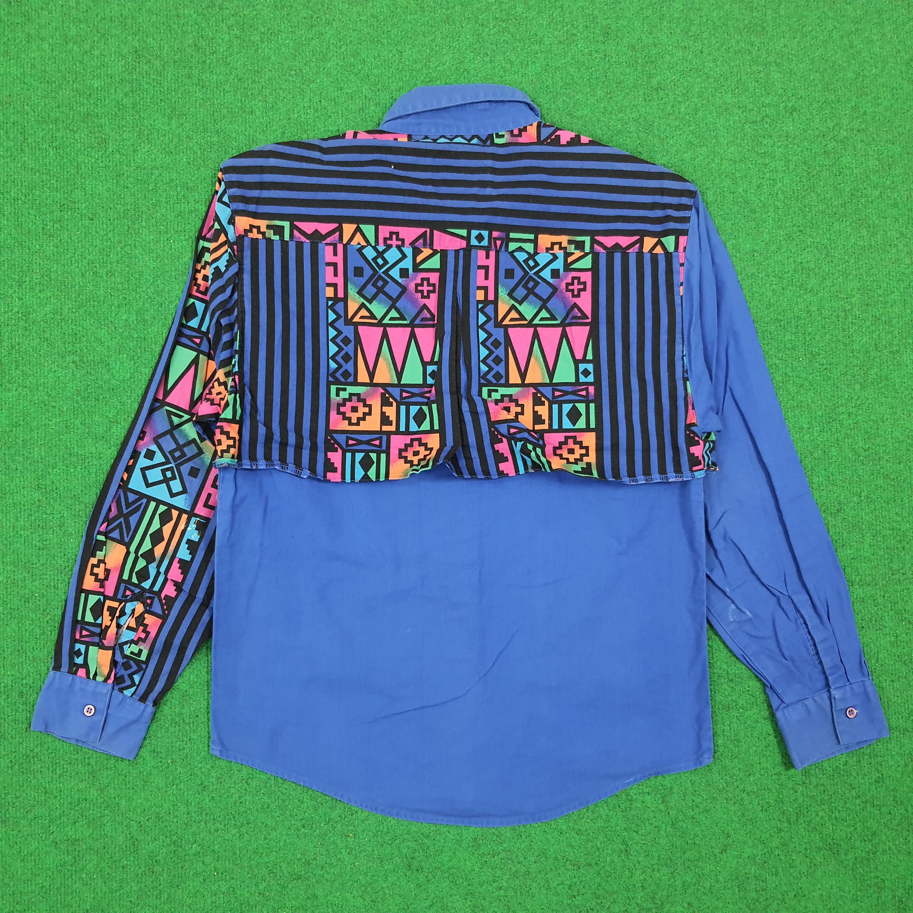 Vintage × Wrangler Vintage Wrangler America Style Rare Design Shirt Size US S / EU 44-46 / 1 - 3 Thumbnail