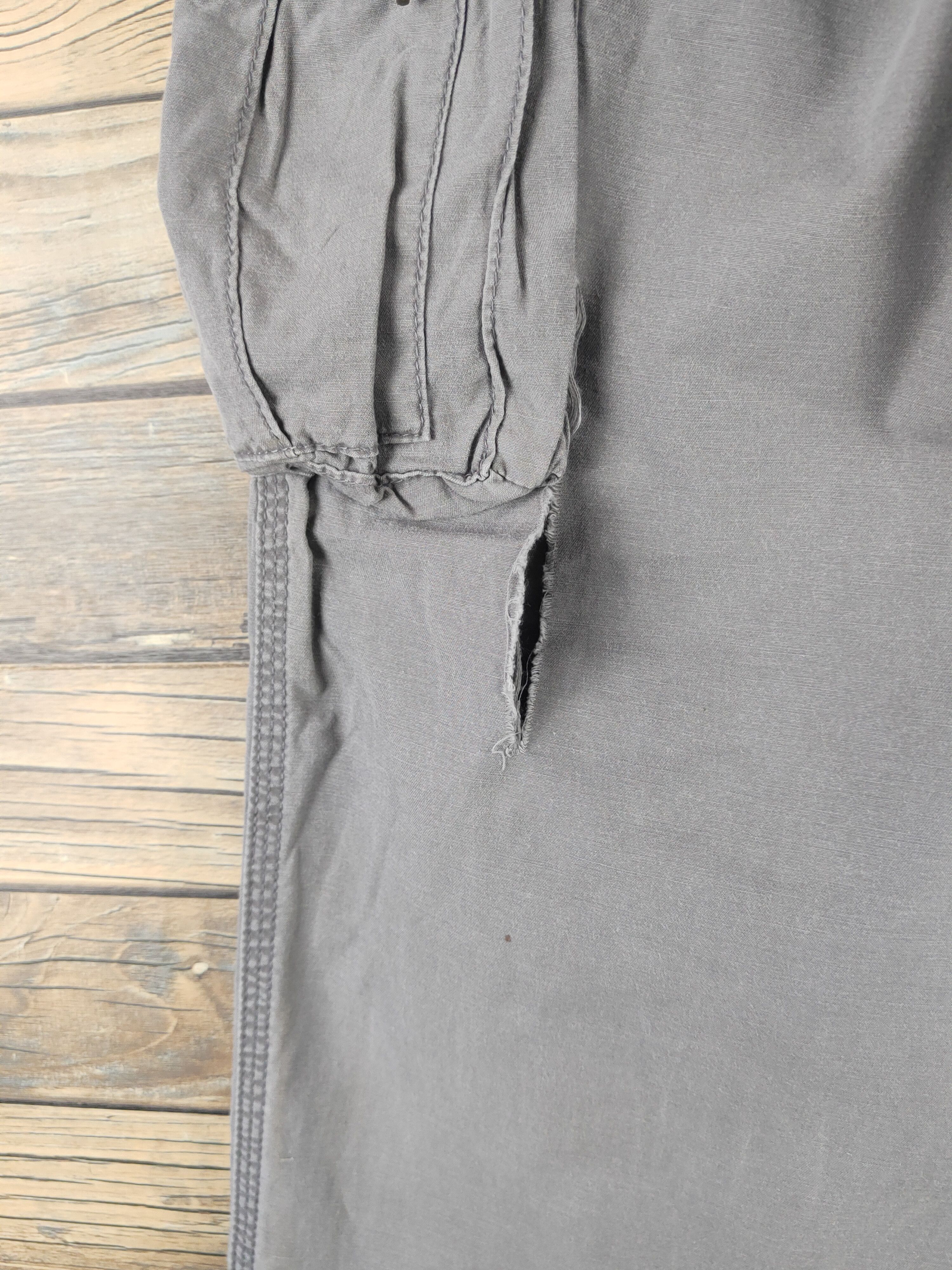 Japanese Brand DL Gran Cisco Gray Multipocket Tactical Cargo Pants #46-288T Size US 28 / EU 44 - 9 Thumbnail