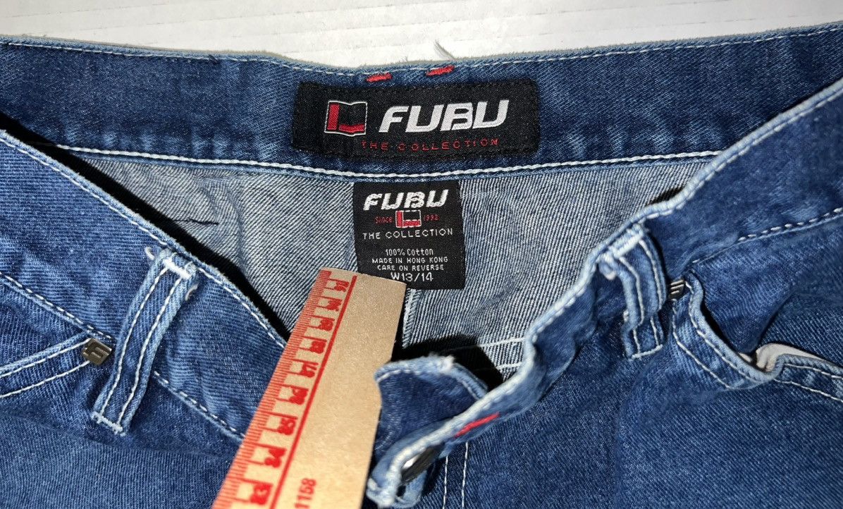 Fubu Vintage Fubu Collection Carpenter Jeans Women W13/14 Y2k Size 32" / US 10 / IT 46 - 4 Thumbnail
