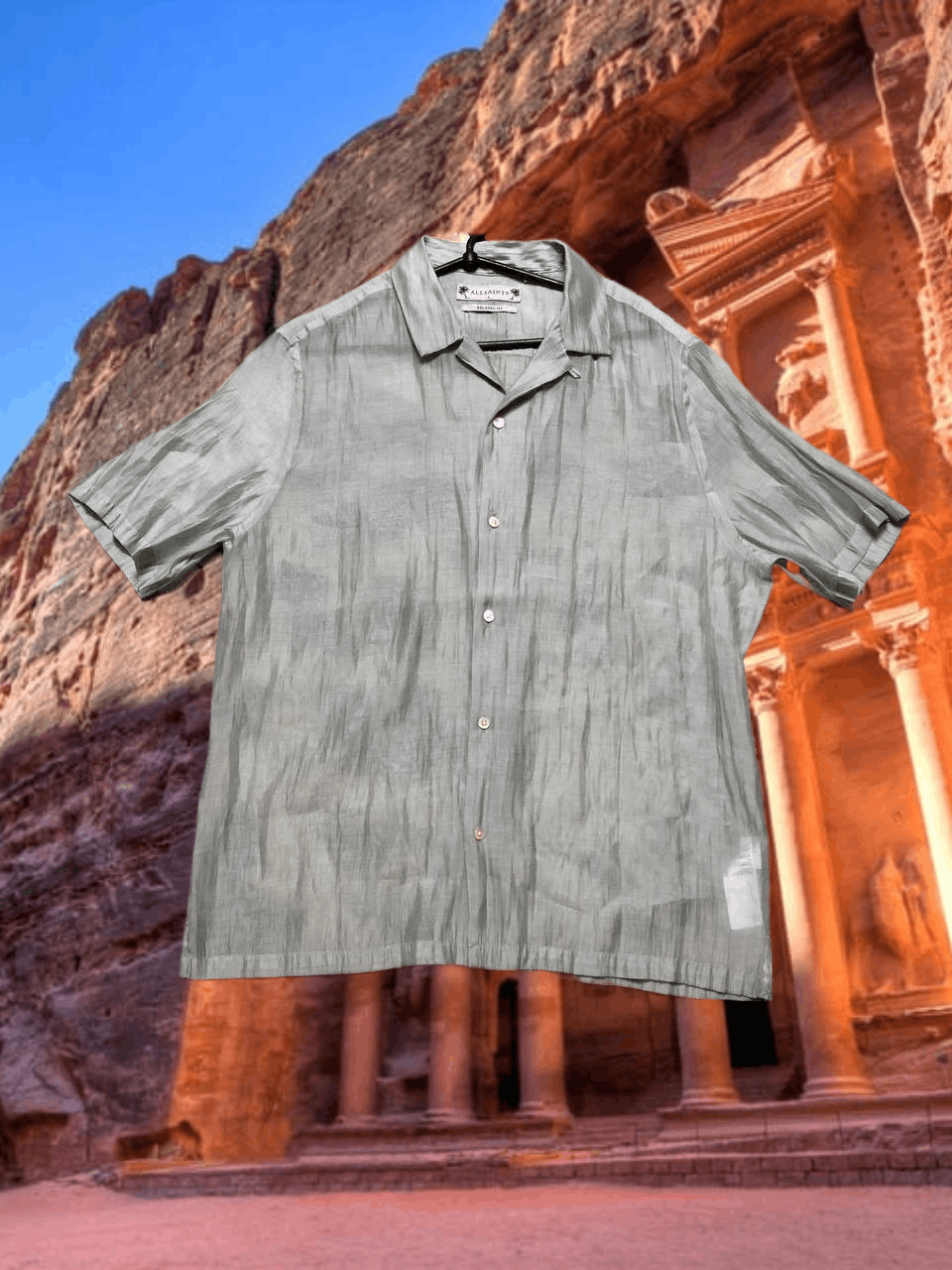 Allsaints Vintage hawaii style shirt Allsaints Crazy Y2K size L Size US L / EU 52-54 / 3 - 1 Thumbnail