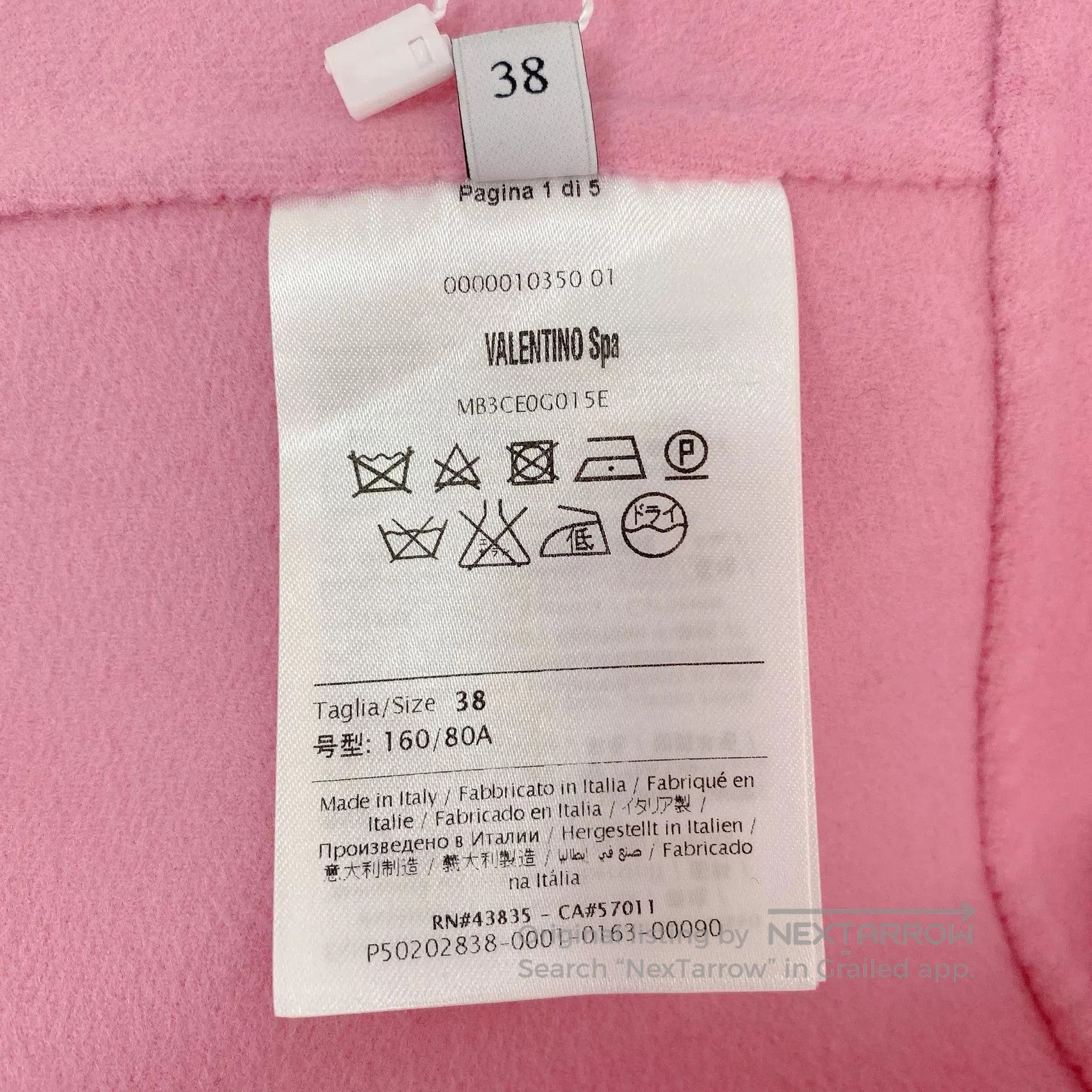Valentino Valentino Pink Cape Size 38. Size US XS / EU 42 / 0 - 5 Thumbnail