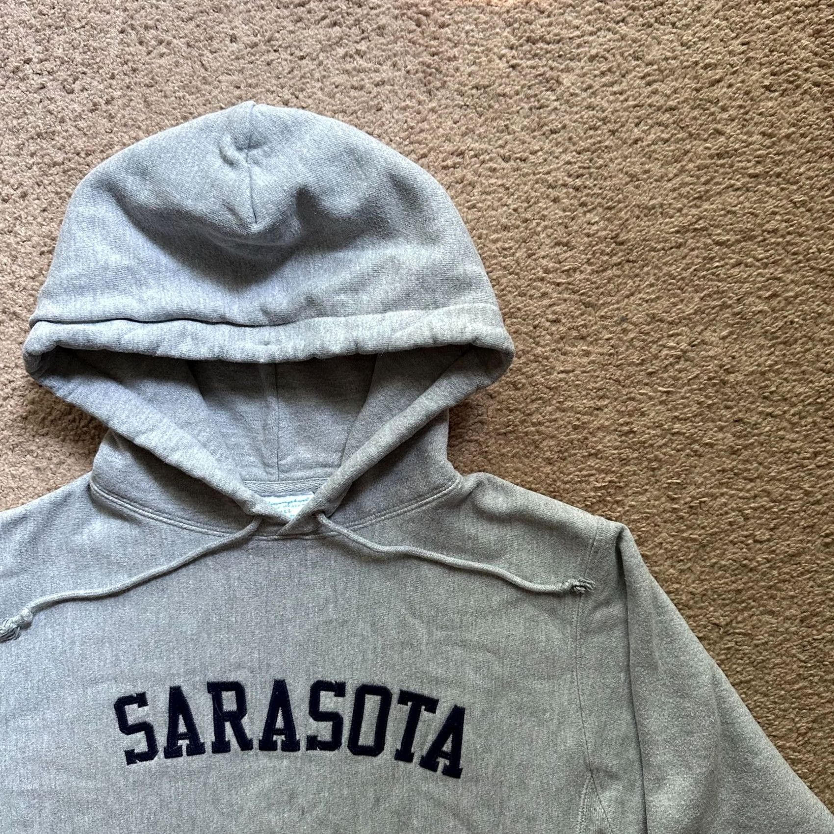 Champion Champion Reverse Weave Sarasota Sweatshirt Mens Small Grey Pullover Hoodie 90s Sports University Size US S / EU 44-46 / 1 - 4 Thumbnail