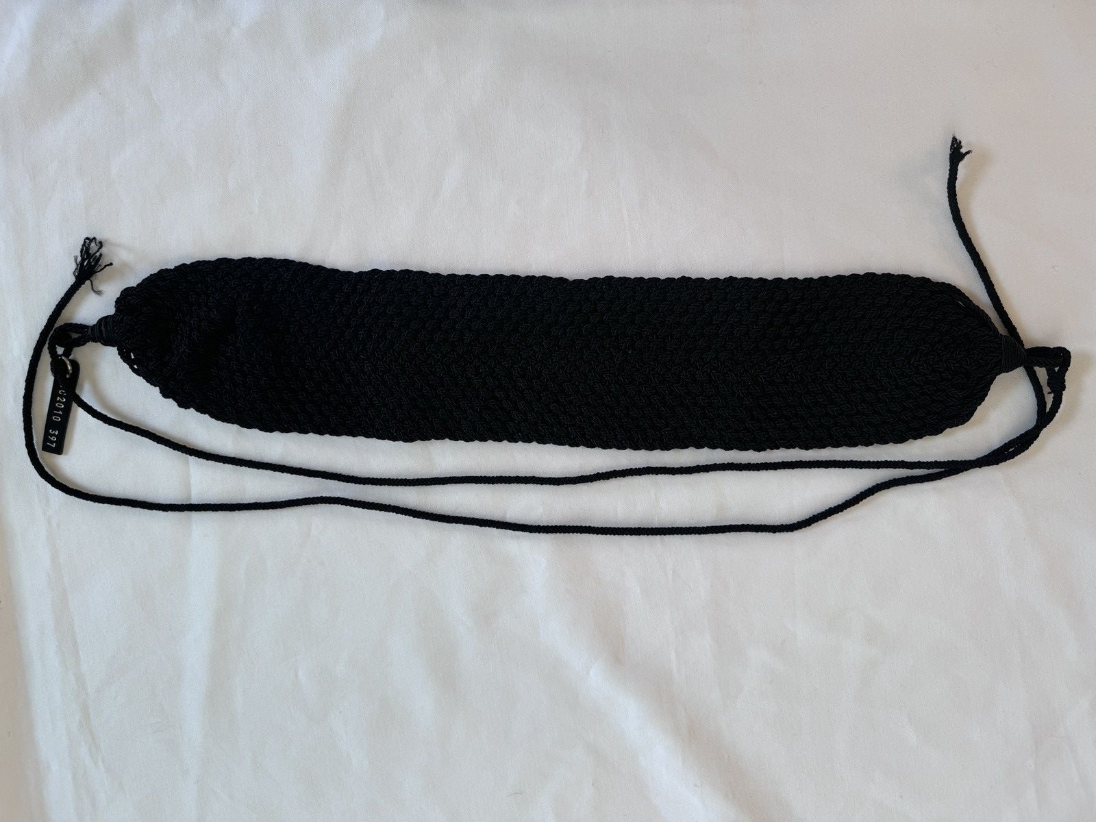 Prada VTG Prada Milano Handmade Crochet Cummerbund Tux Belt Knit Size ONE SIZE - 1 Thumbnail