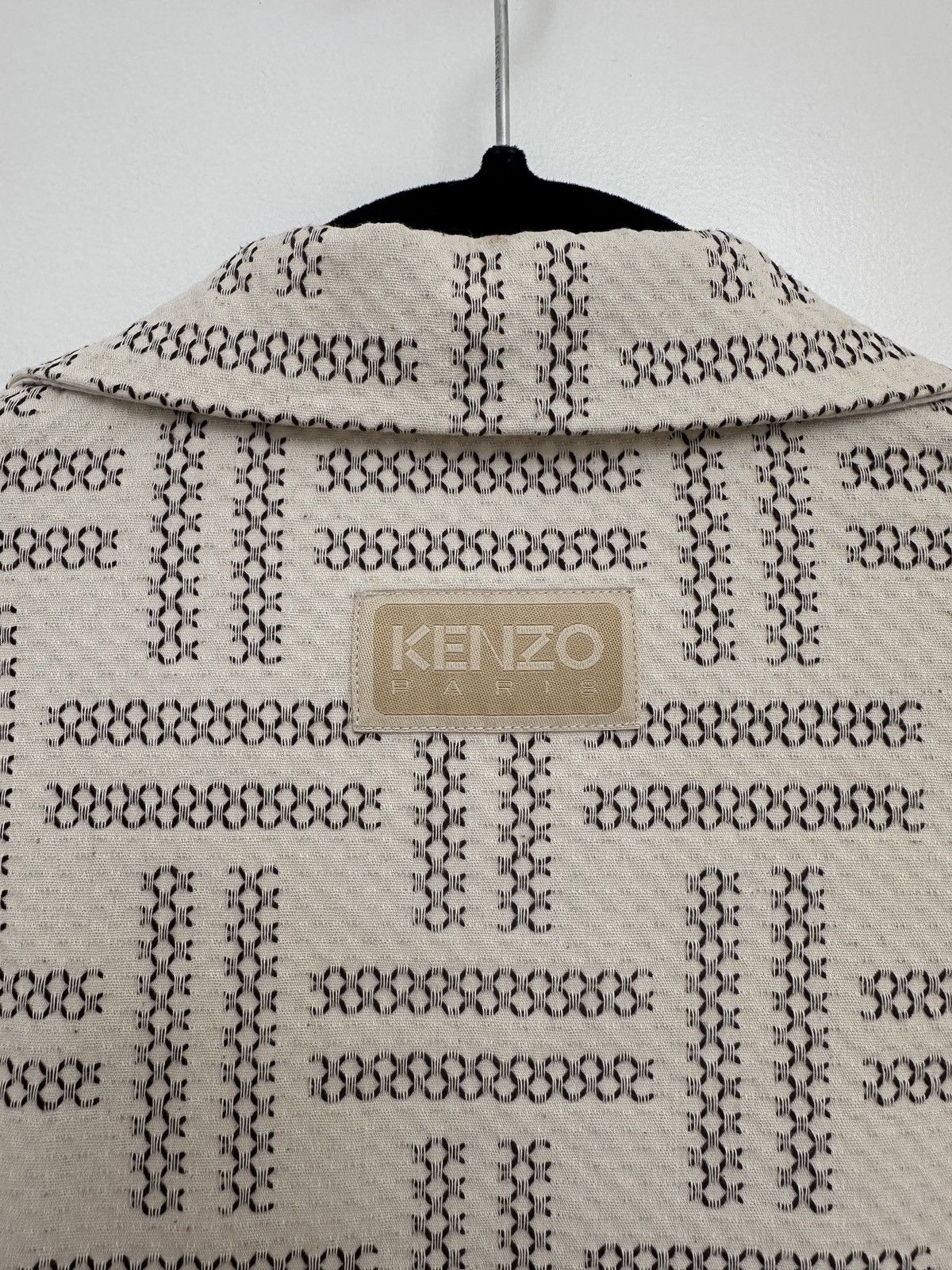 Kenzo KENZO - Textured “weave” short sleeve button down Size US M / EU 48-50 / 2 - 5 Thumbnail