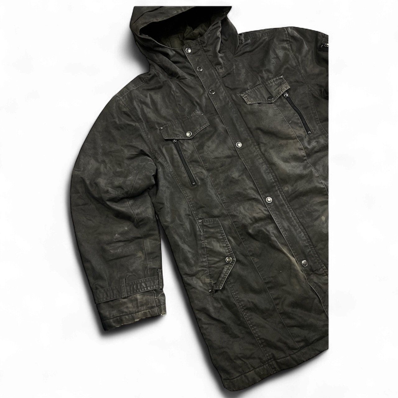 Japanese Brand Splendid satisfaction Wax Jacket Gorpcore Size US XXL / EU 58 / 5 - 5 Thumbnail
