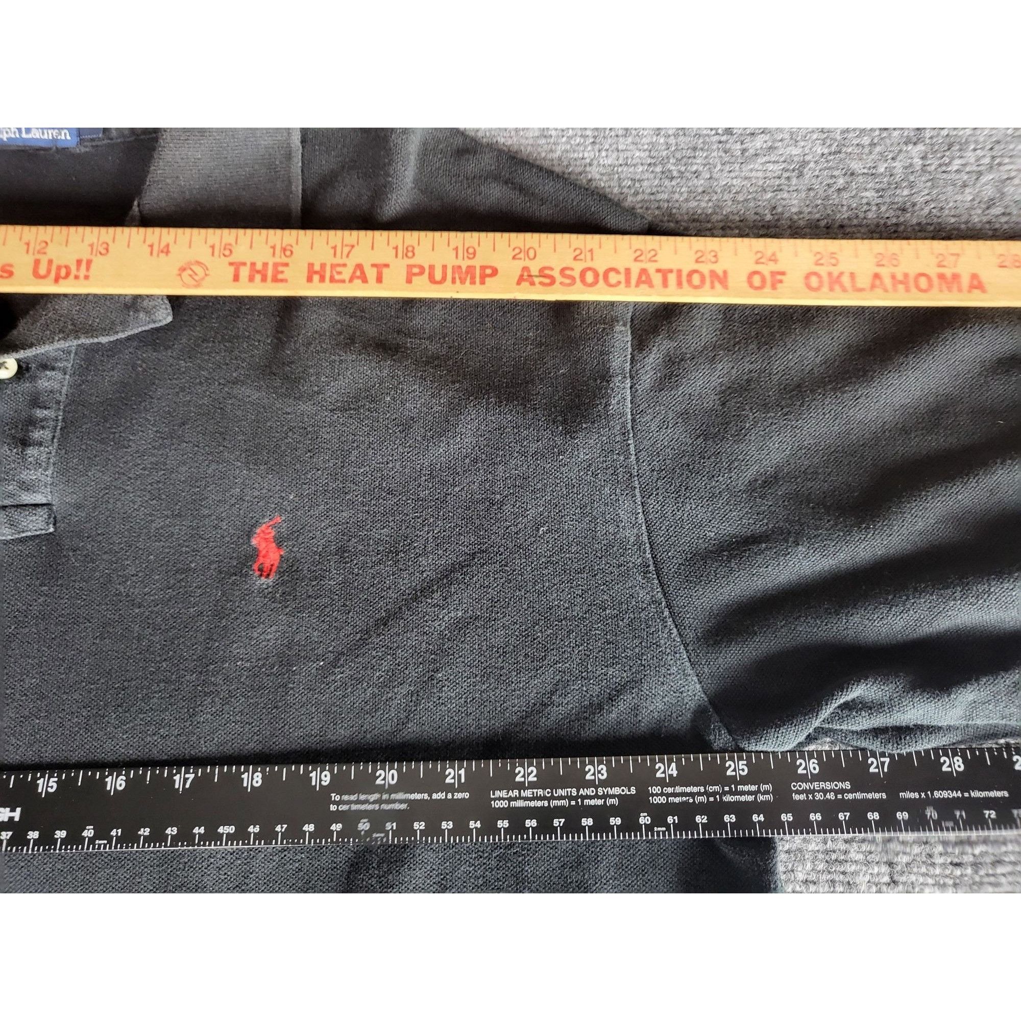 Polo Ralph Lauren Polo By Ralph Lauren 27 Polo Shirt Men Sz XL Black Short Sle Size US XL / EU 56 / 4 - 3 Thumbnail